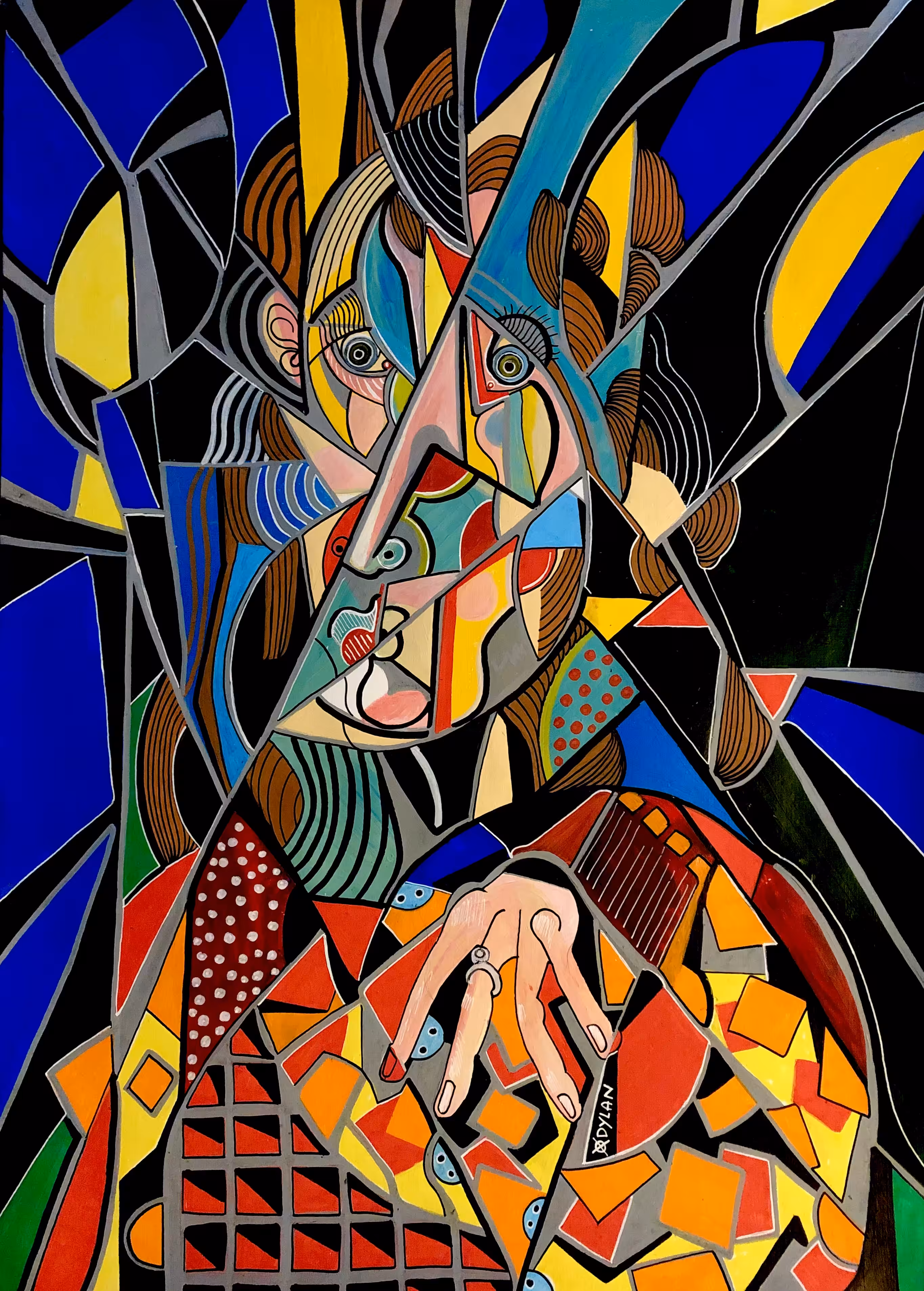 Dylan Gill Art Studio: The Woman Wearing the Moon Stone Ring