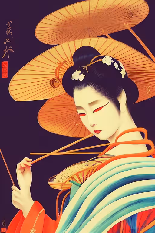 Surreal Japan Geisha 6