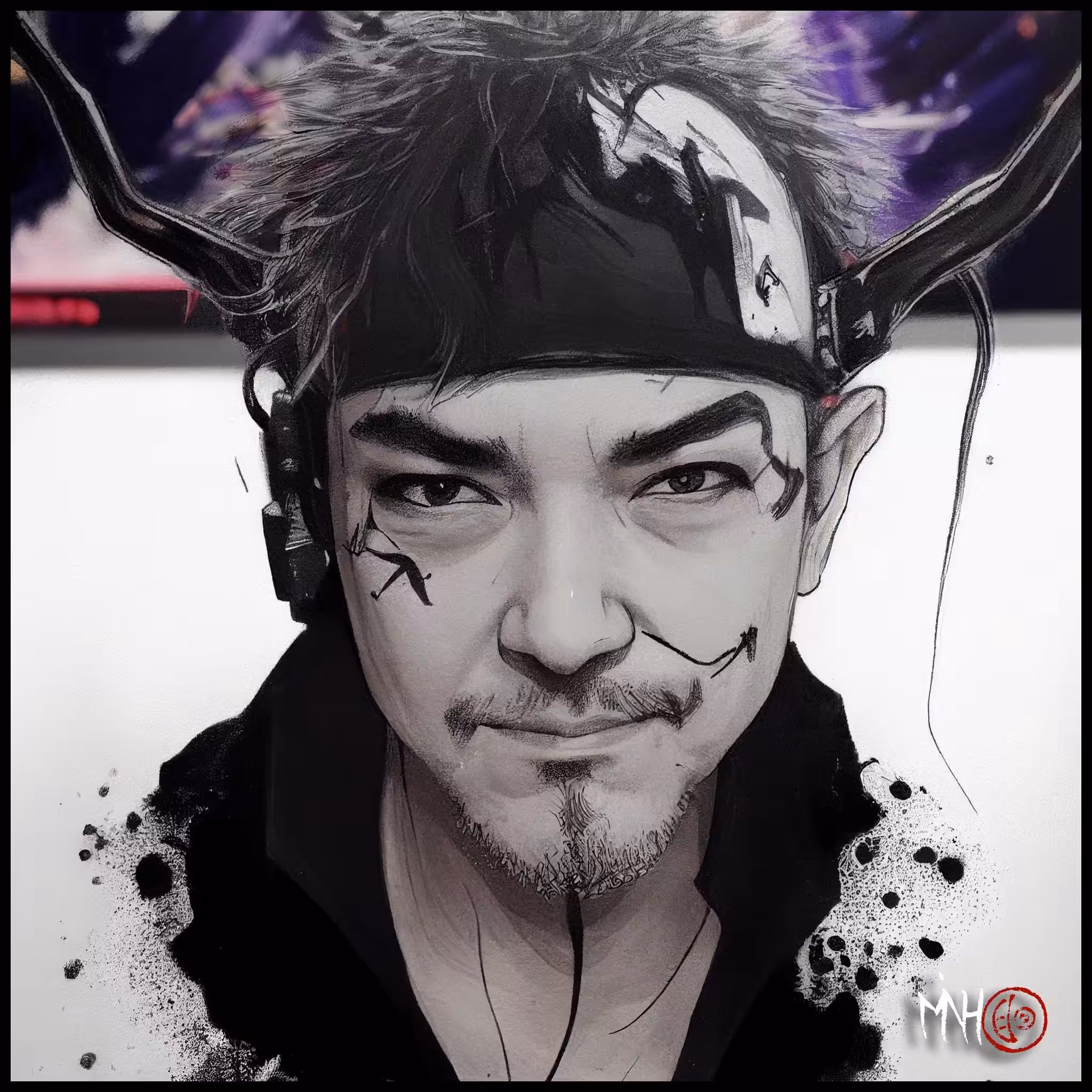 Deep-Learning: Autoportrait cyberpunk 