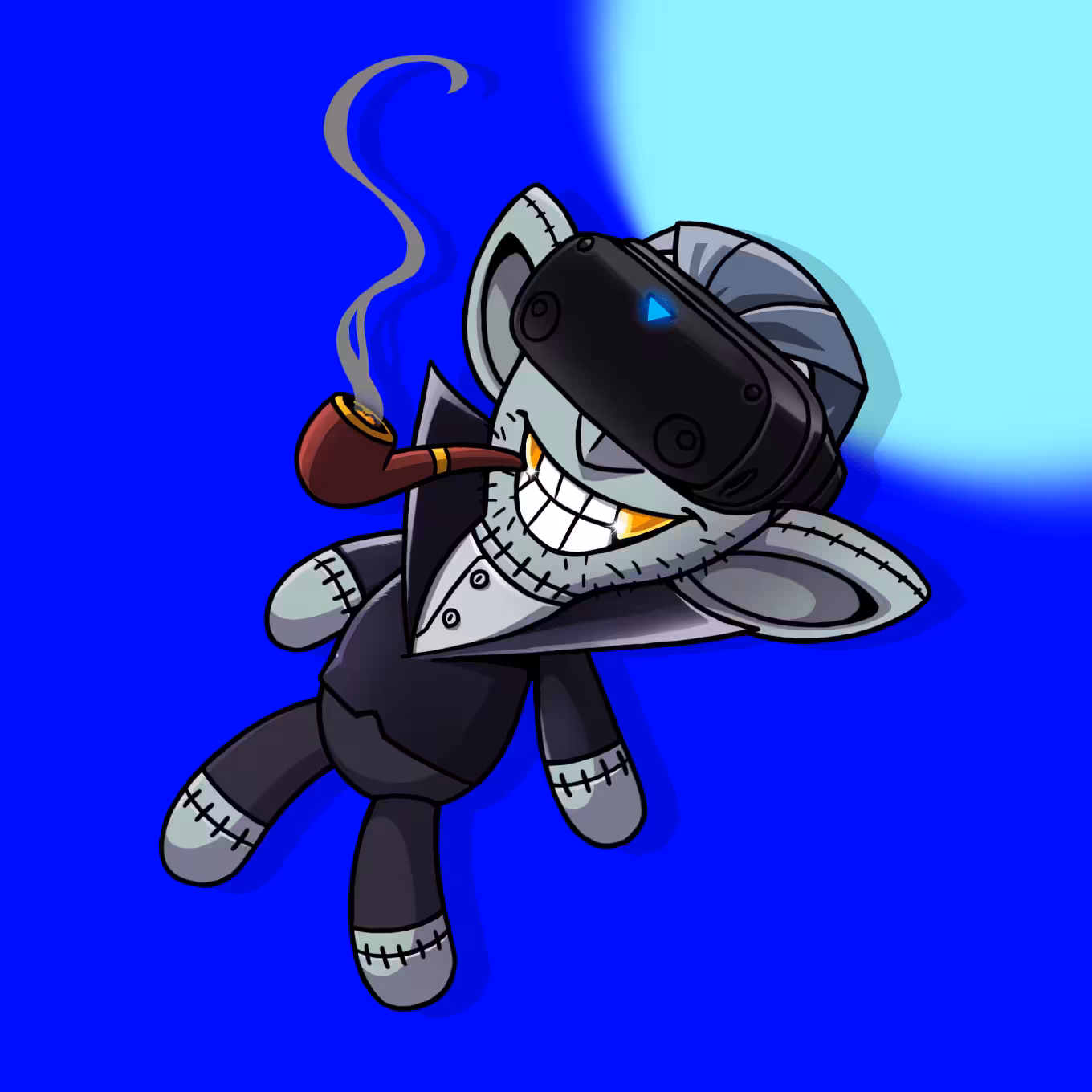 #7454 Sneaky Vampire Teddy