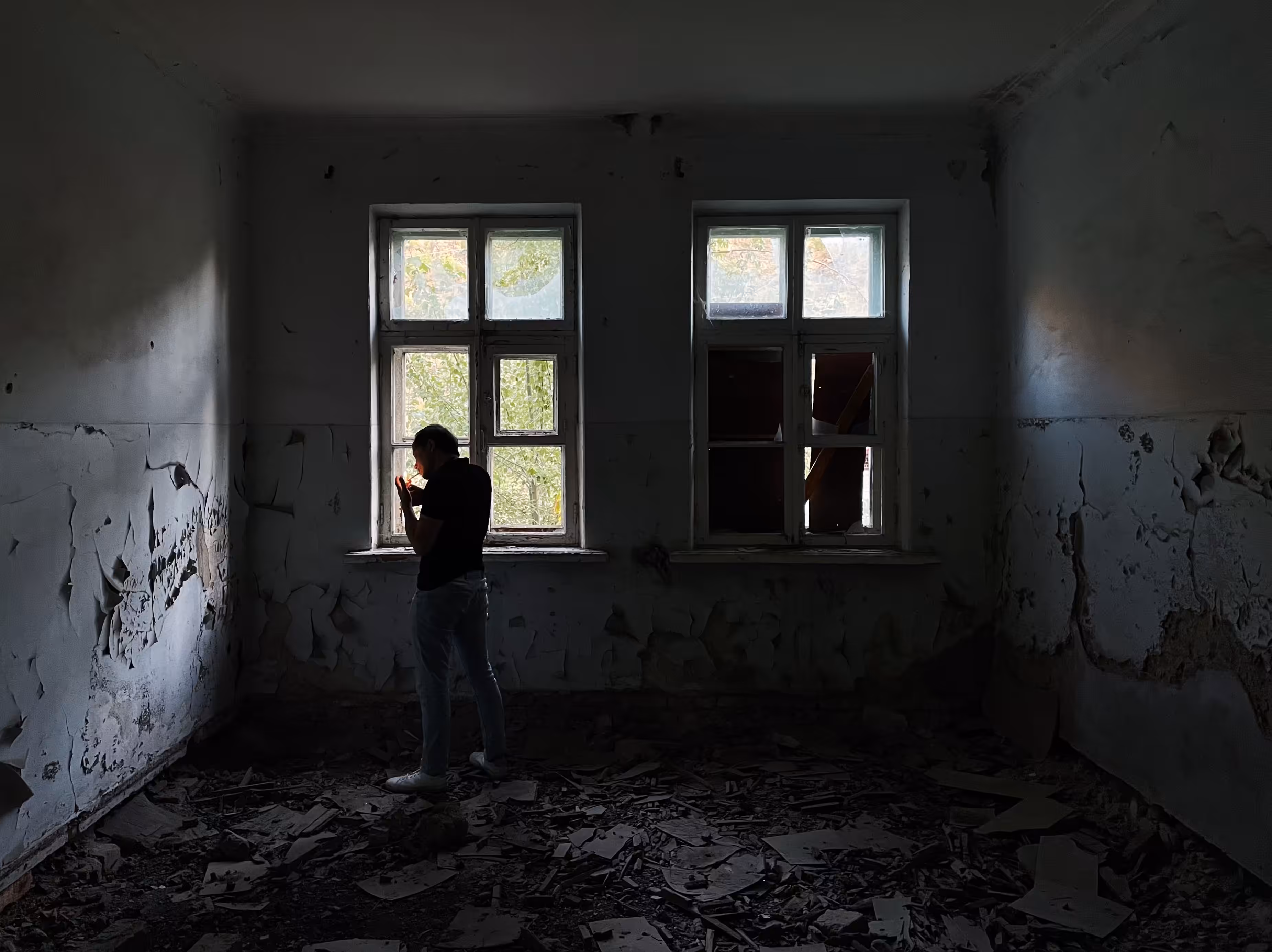 Burned inside