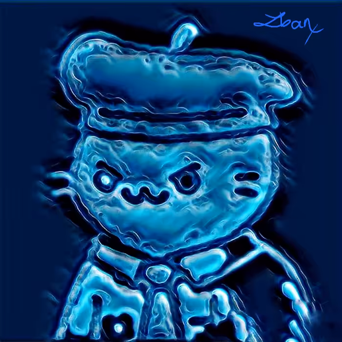 Cool Cats nft # 3193  Derivative by @Iban_Broker