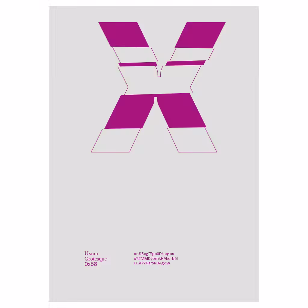 GlyphJam - Uxum Grotesque #29