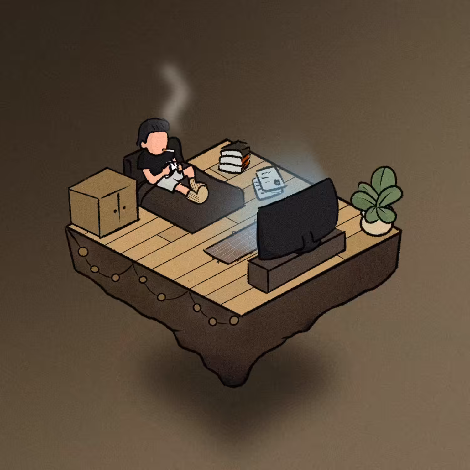 Lofi Roomies #46 ( Loser Gamer )