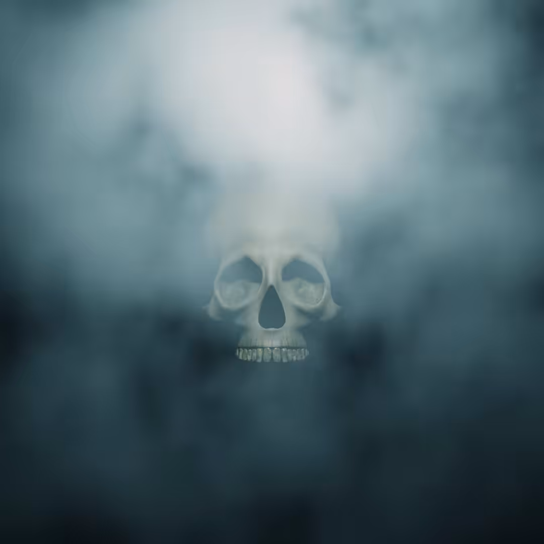 Smoking Skull of death