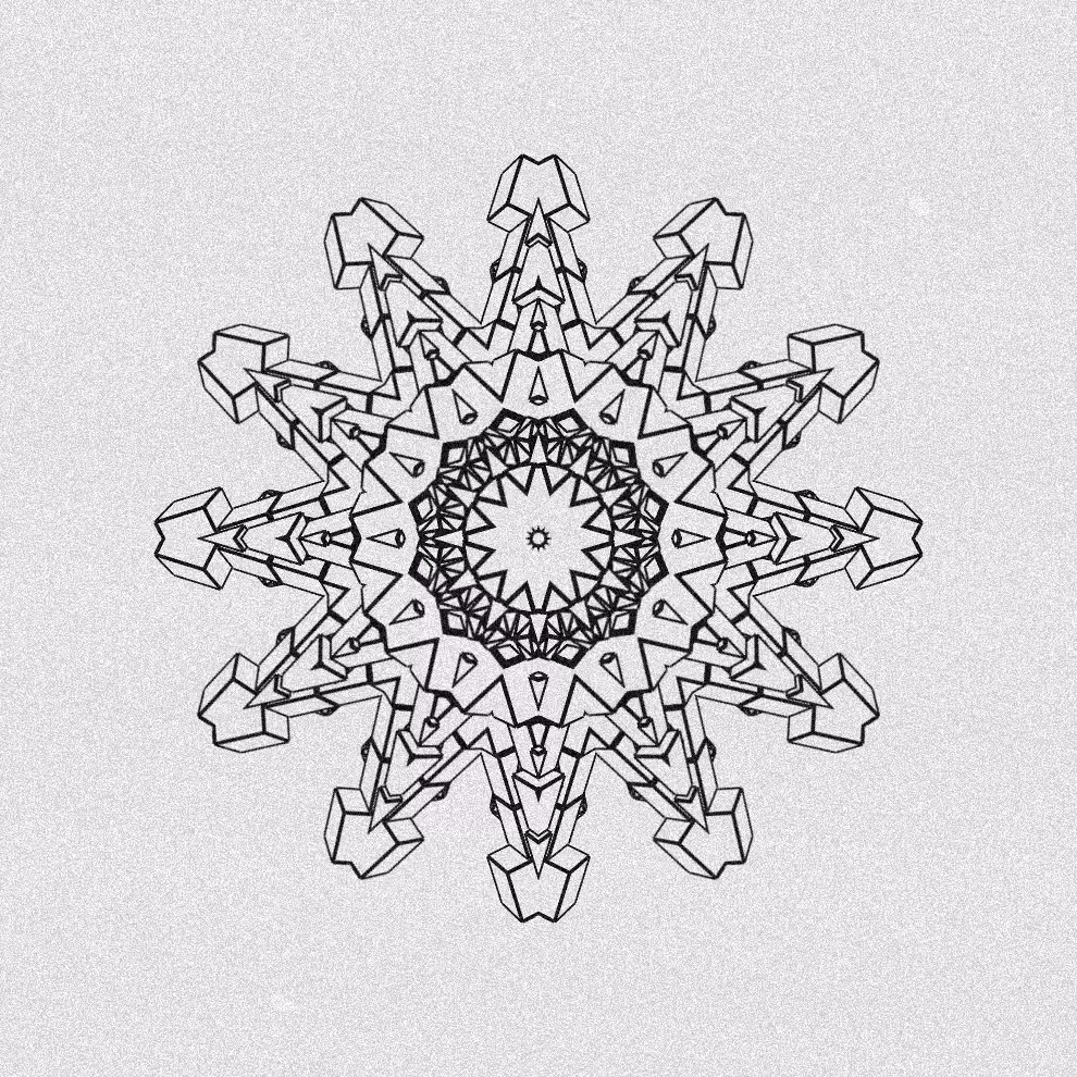 Monochrome Kaleido #172