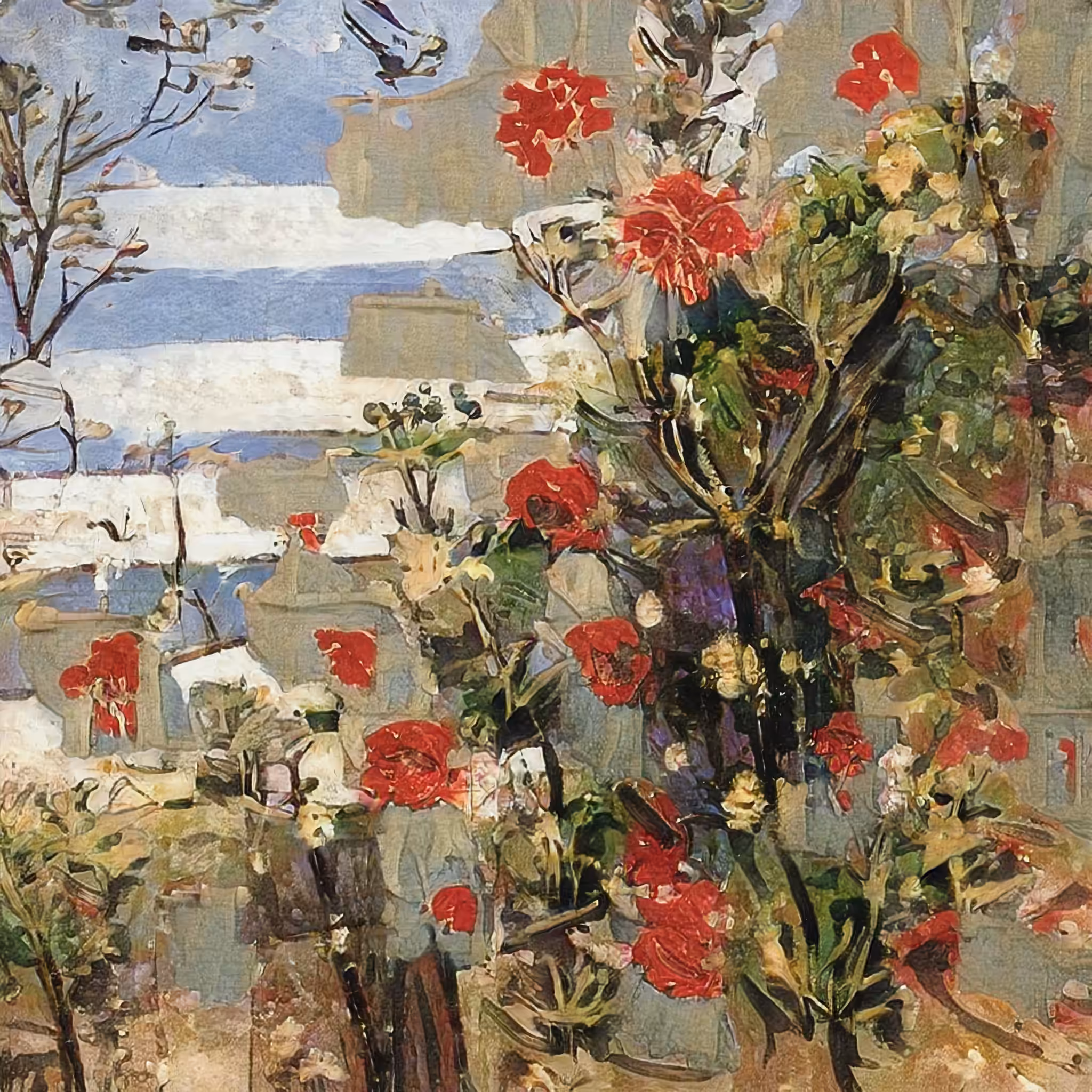 Robot's Study in Flowers 3