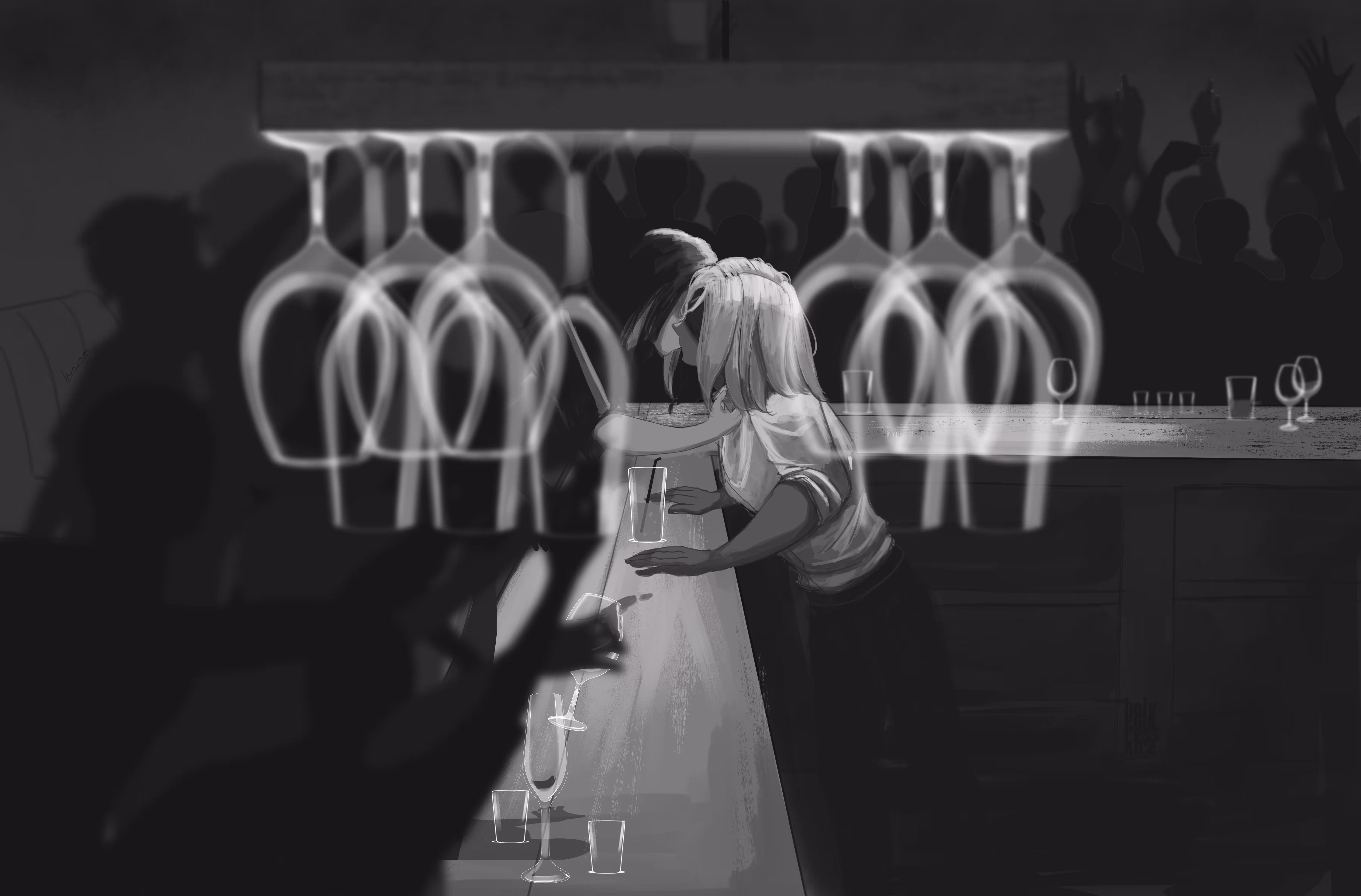 The Busy Bartender
