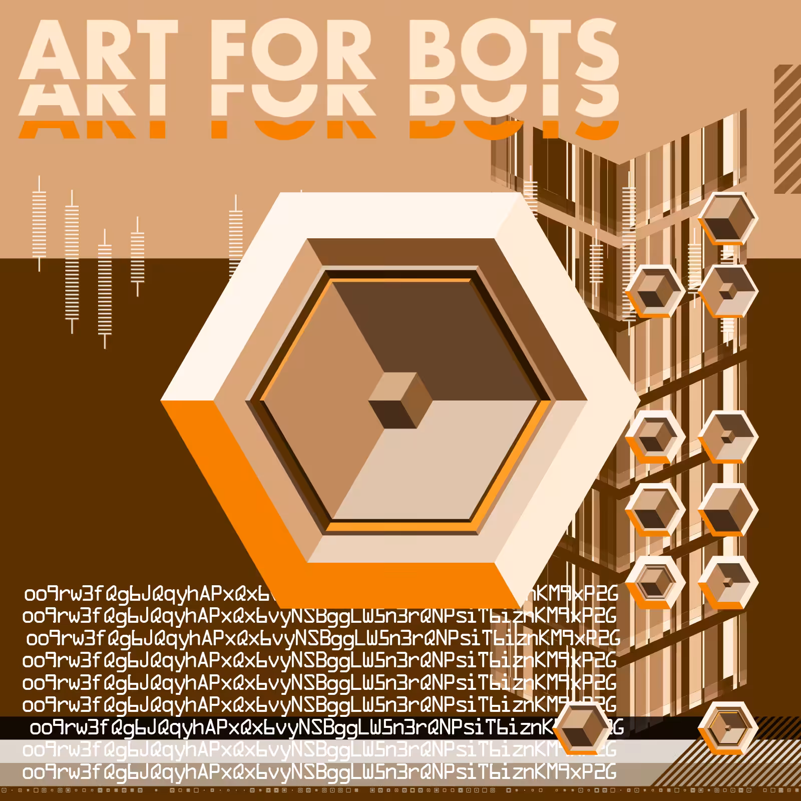 Hexagones - Art for Bots for Humans #32