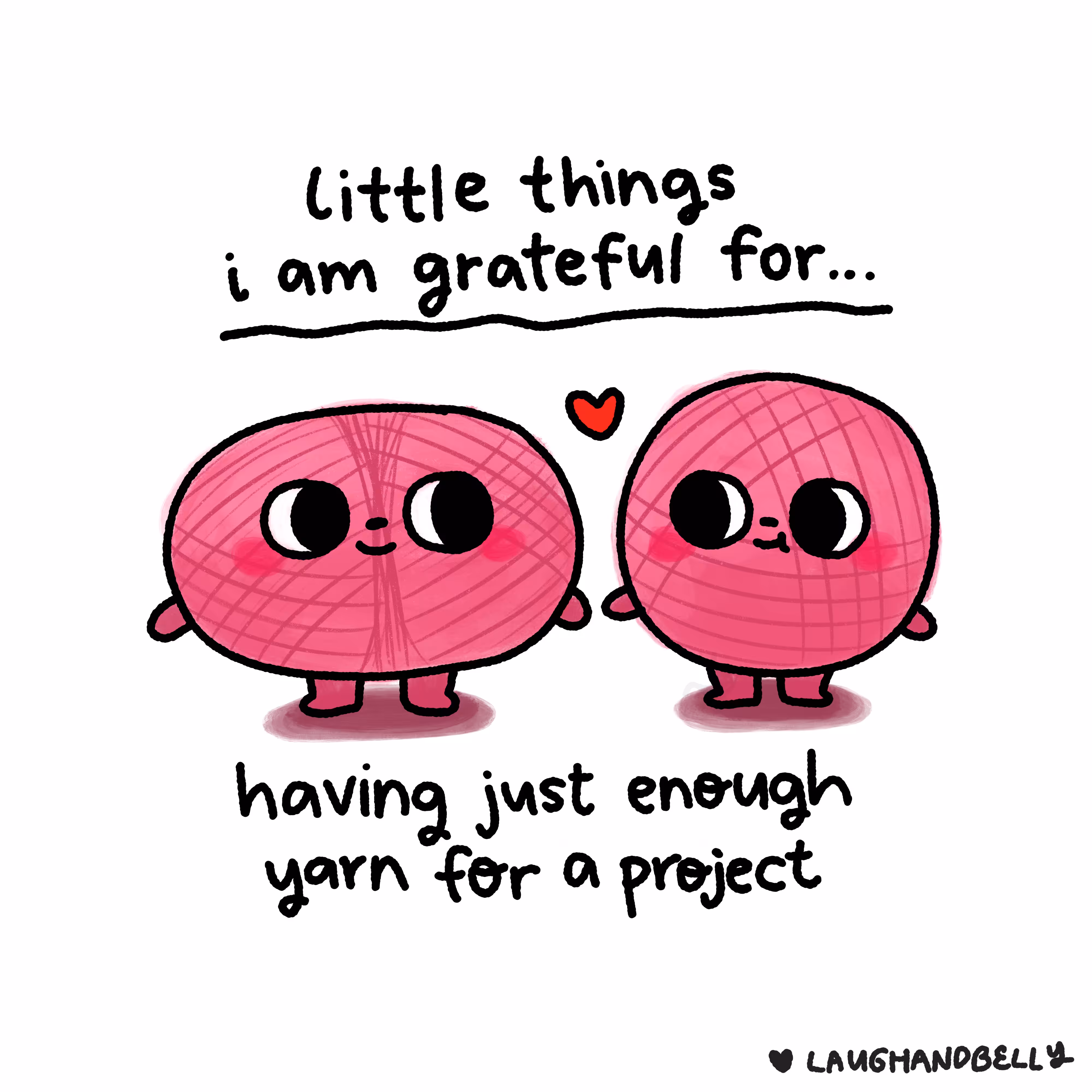 little things i am grateful for: Having just enough yarn for a project