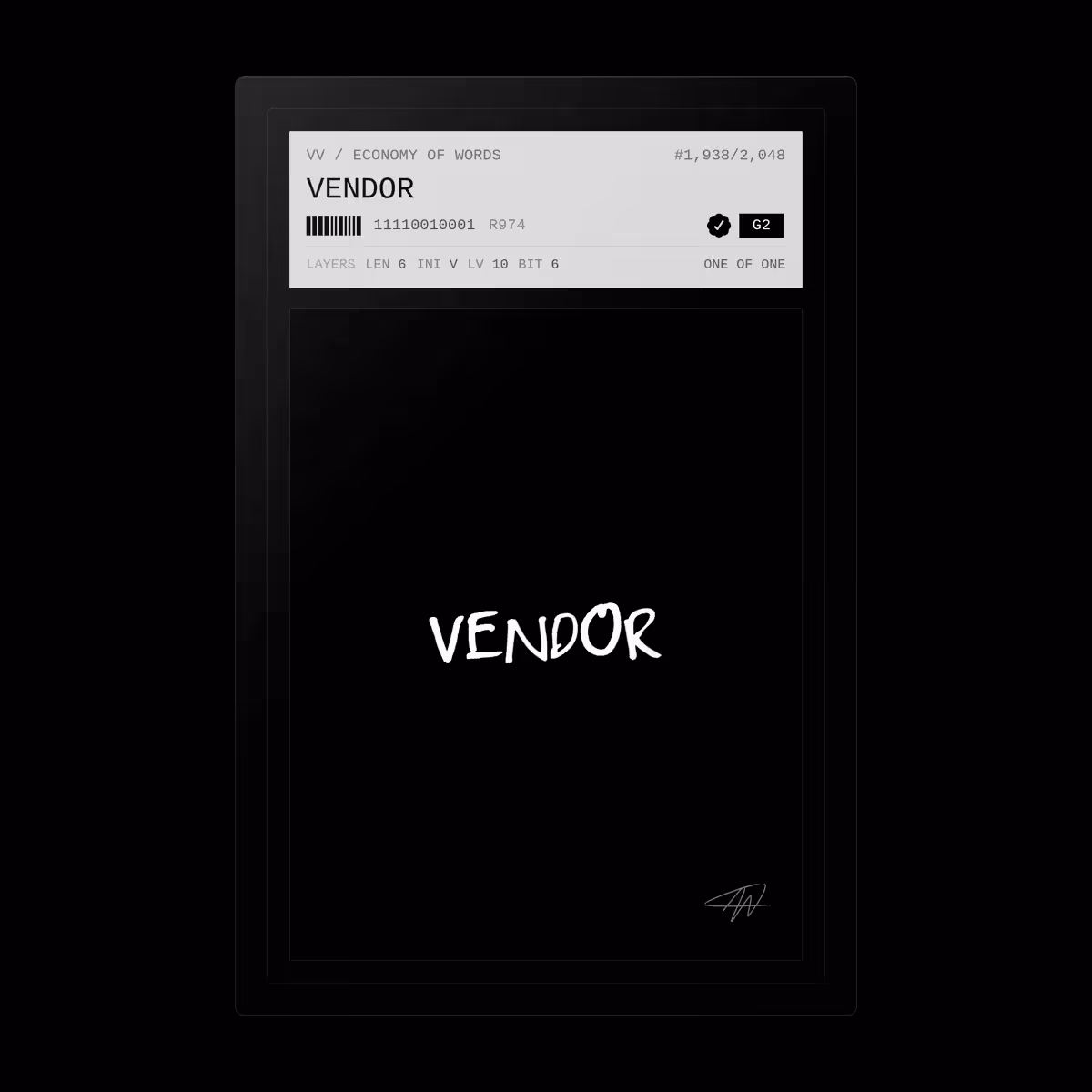 VENDOR · #1938