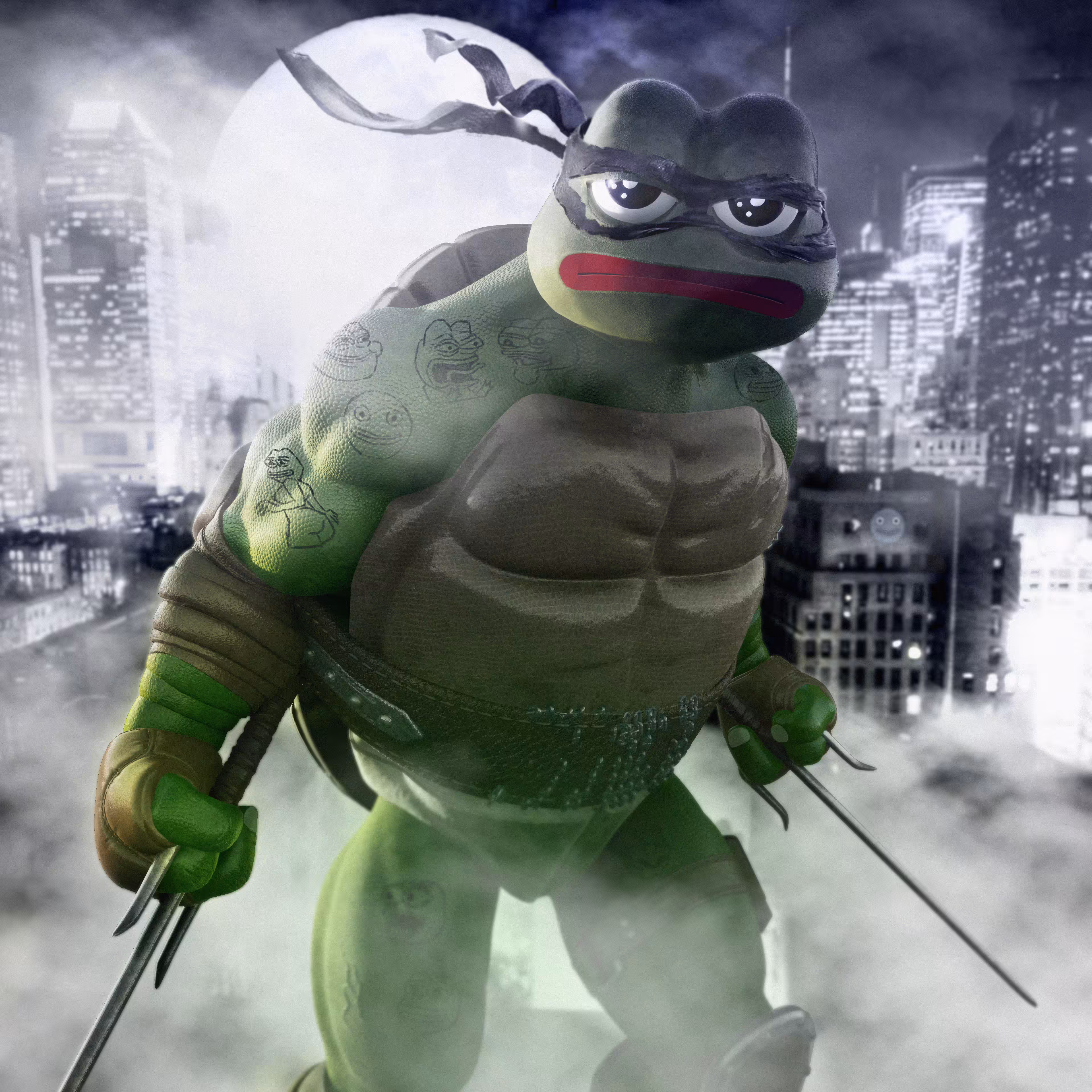 Teenage Mutant Ninja Pepe 🐸🐢🥋