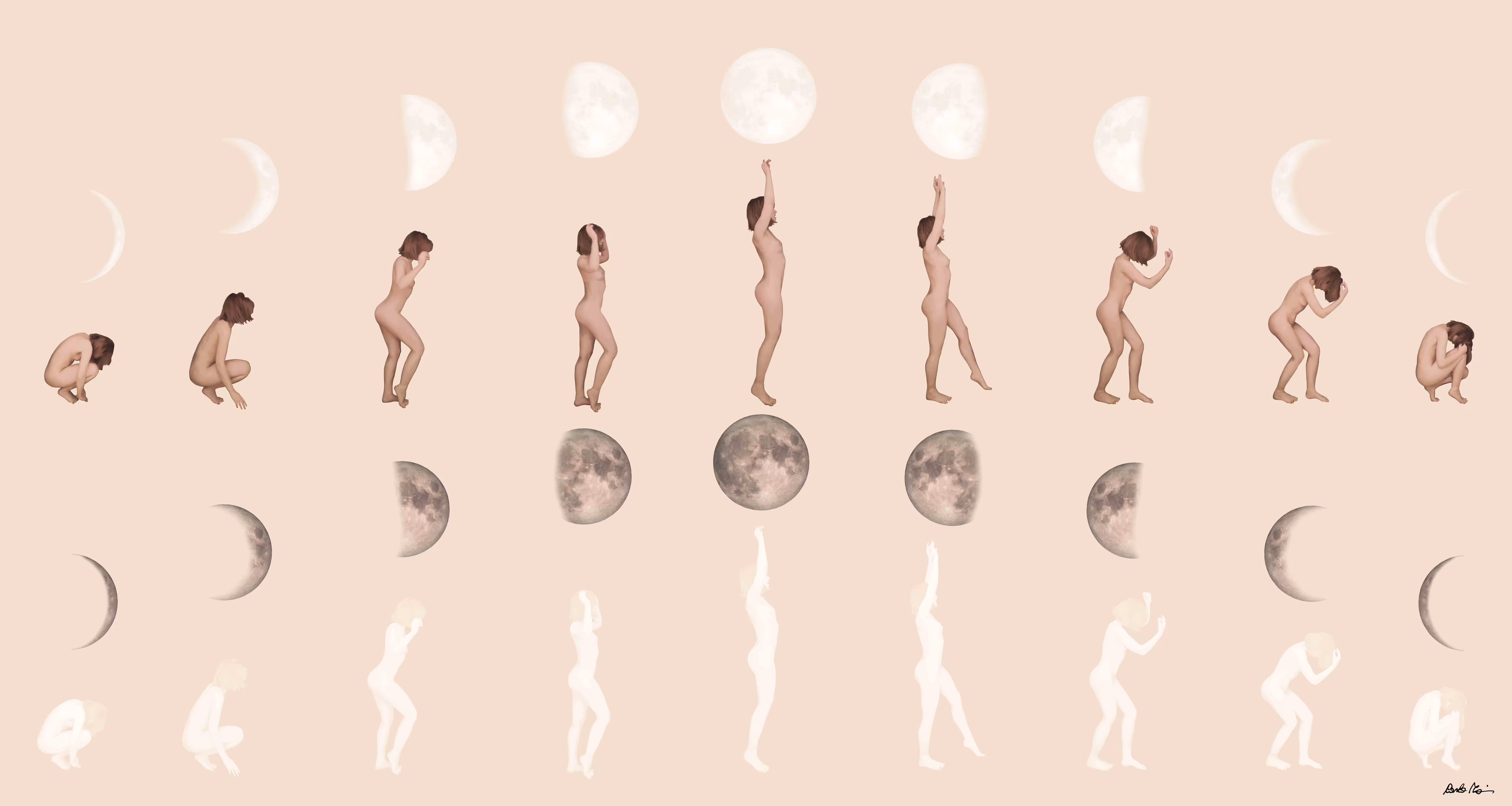 Lunar phases (study)