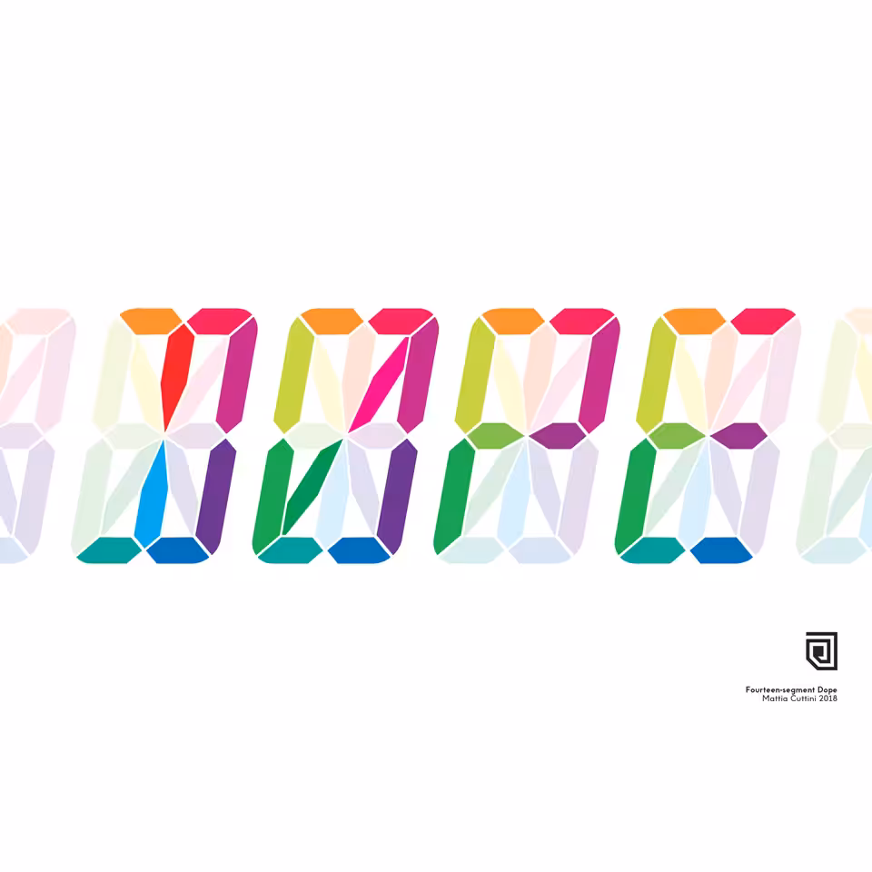 Fourteen-segment Dope