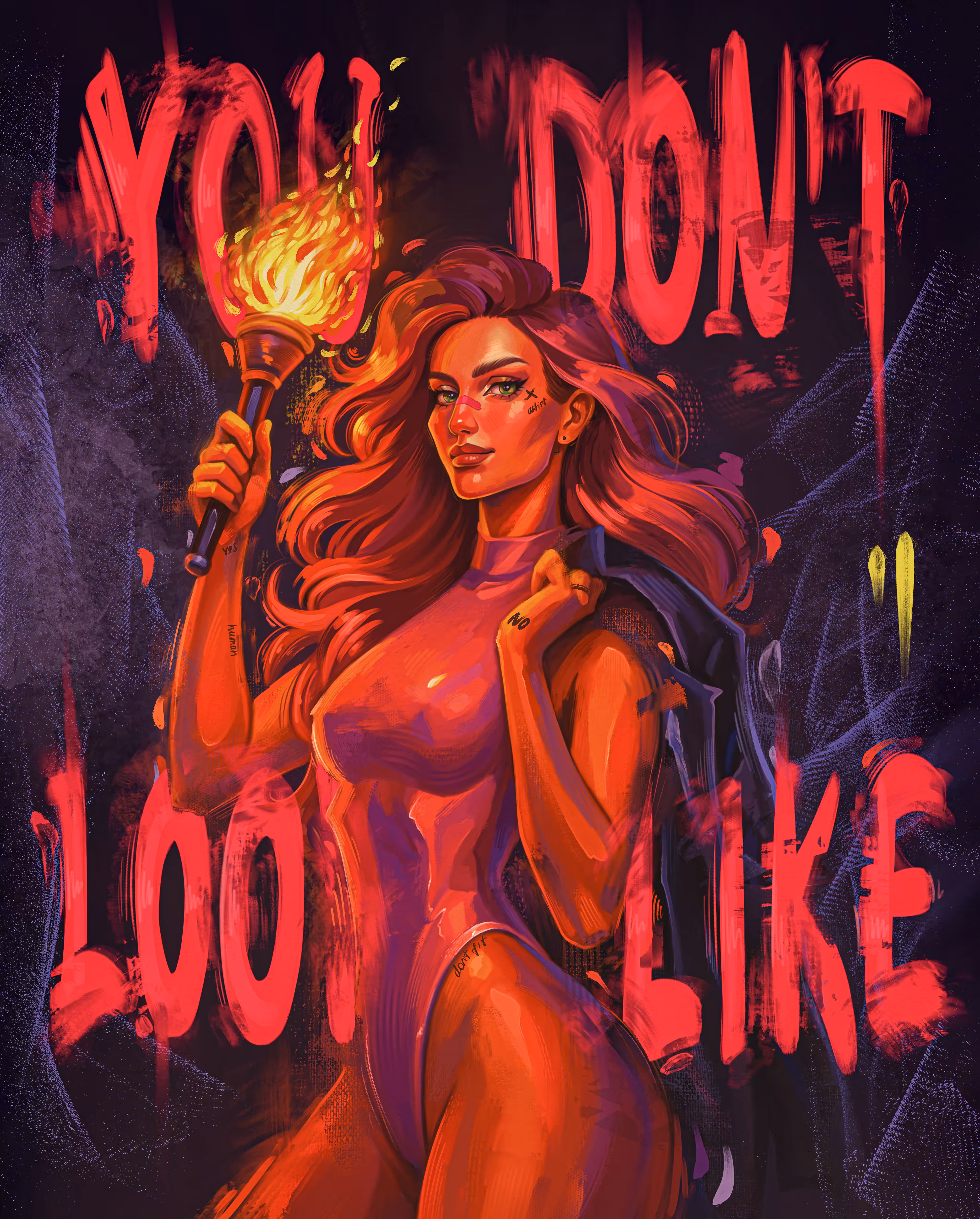 You don’t look like