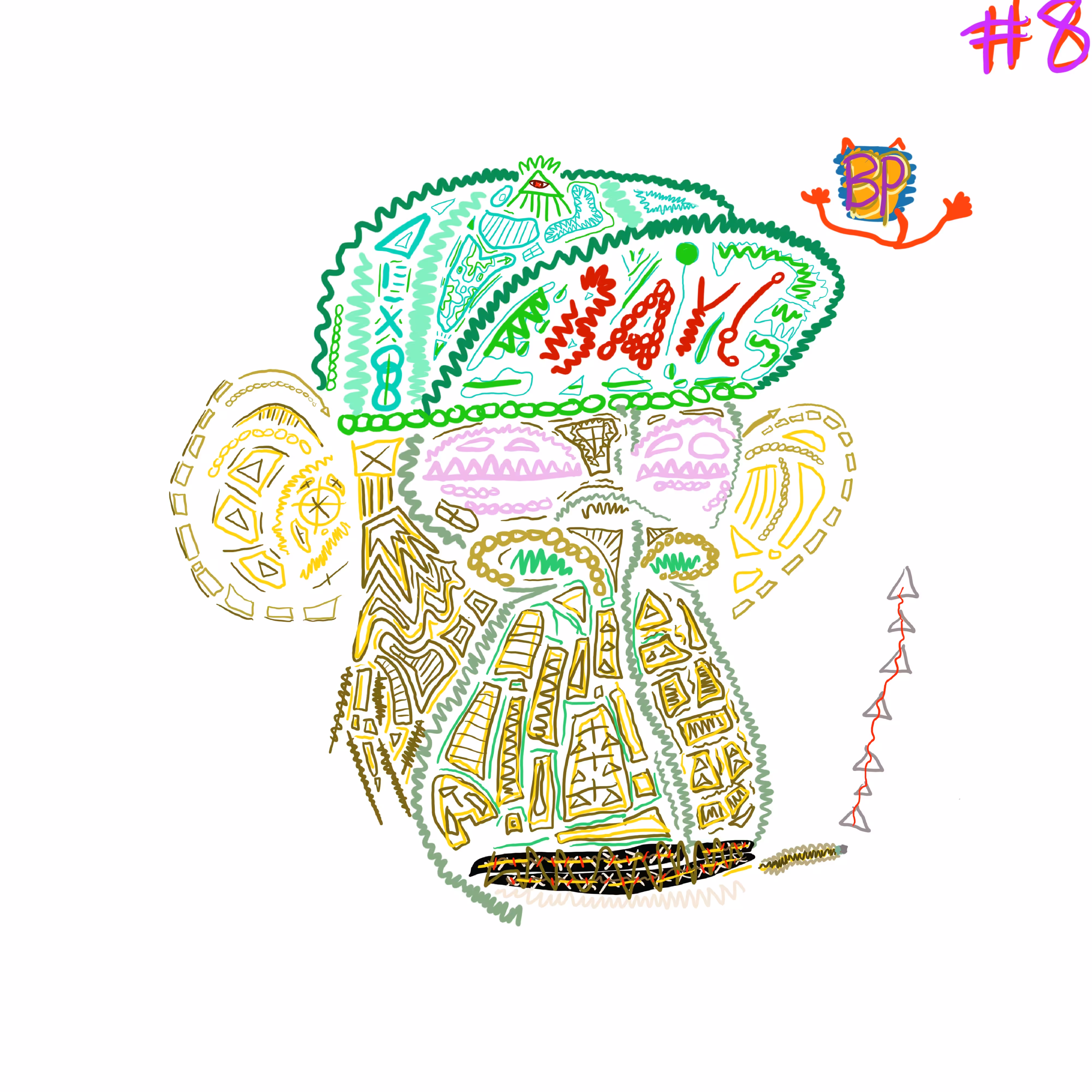 BRAIN APE #8