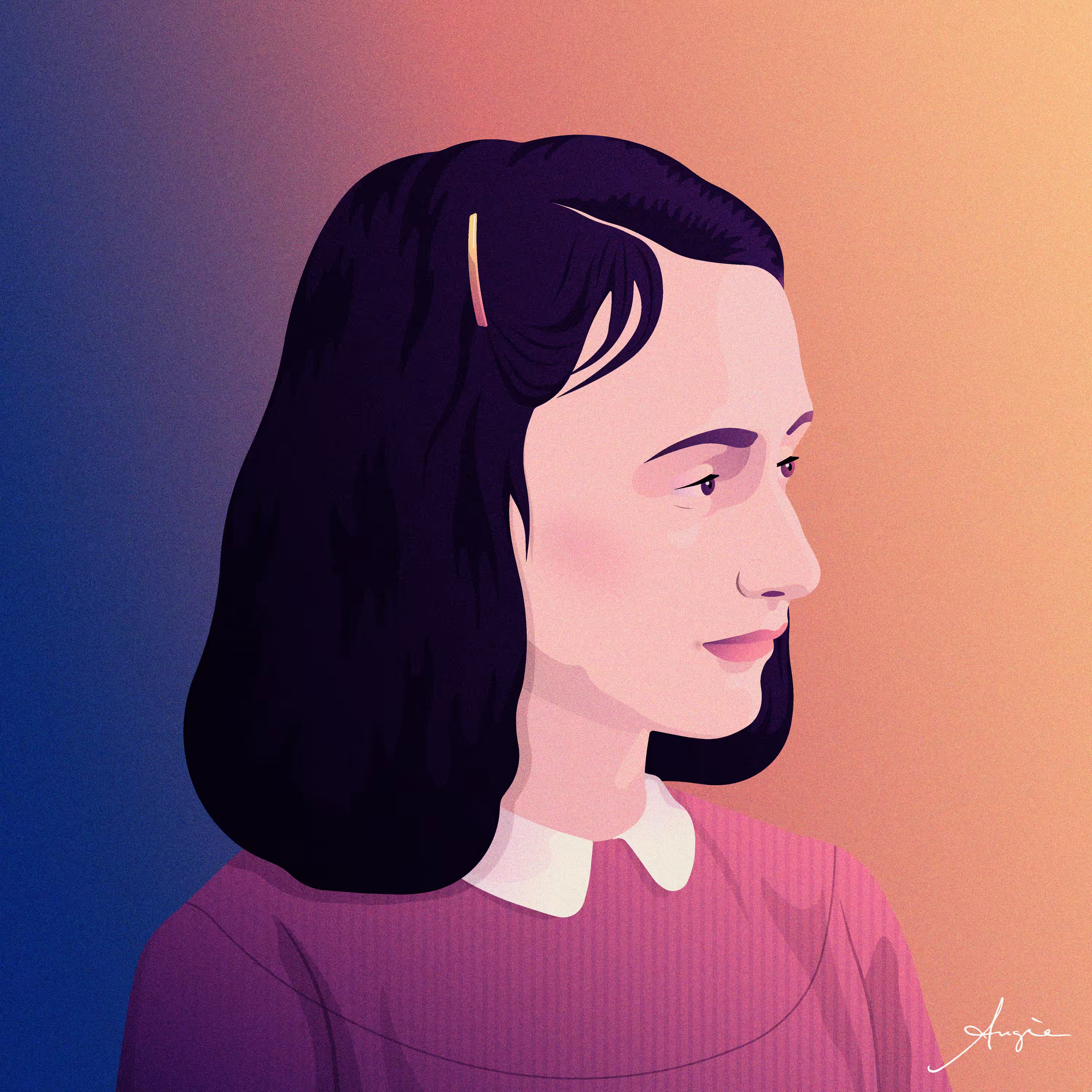 Anne Frank - Powerful Woman #020