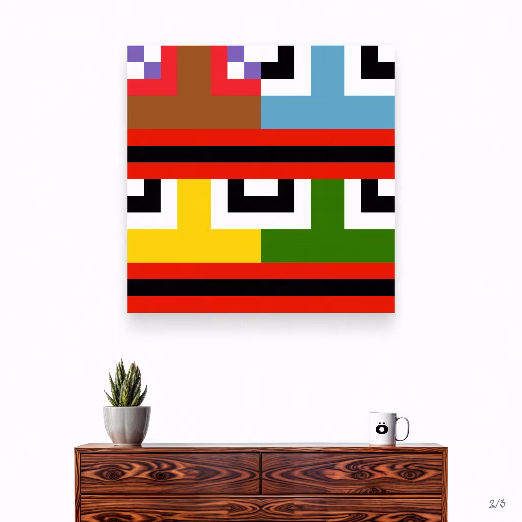 PIXEL CLUB ON CANVAS #2