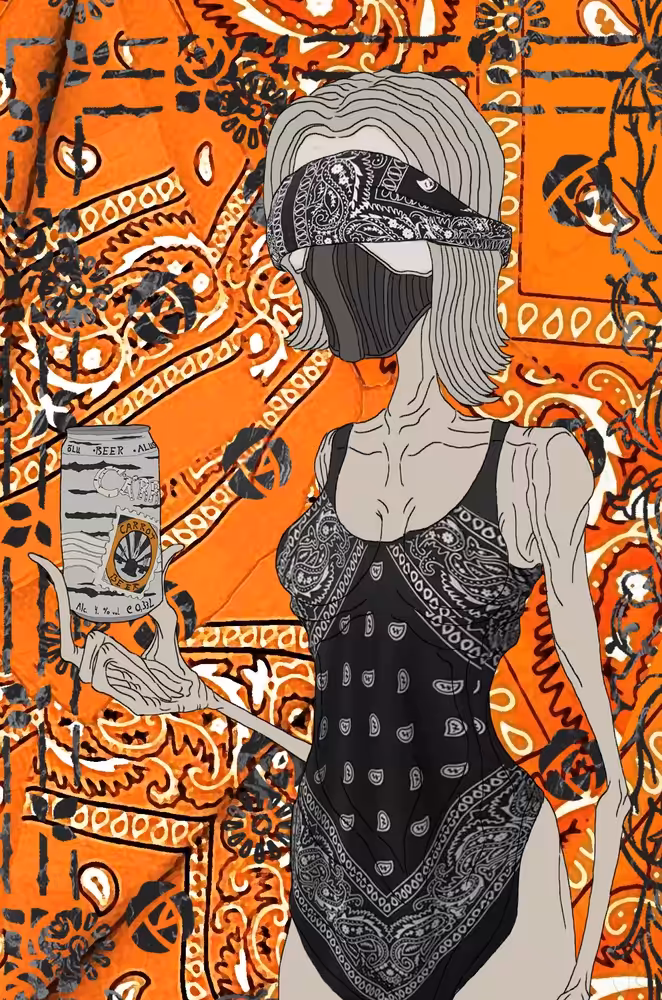 Orange Bandana