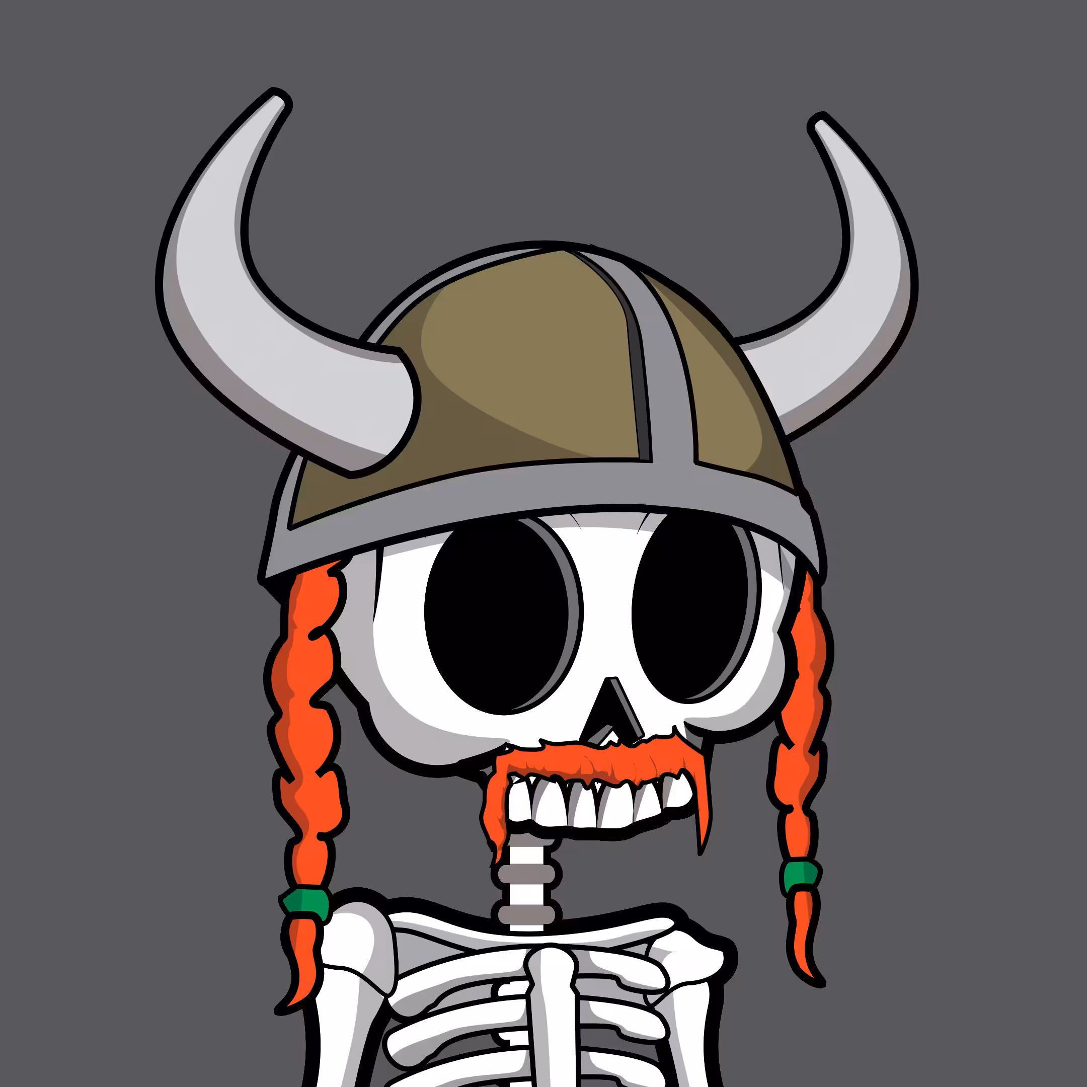 Edgar The Skeleton - Viking #104
