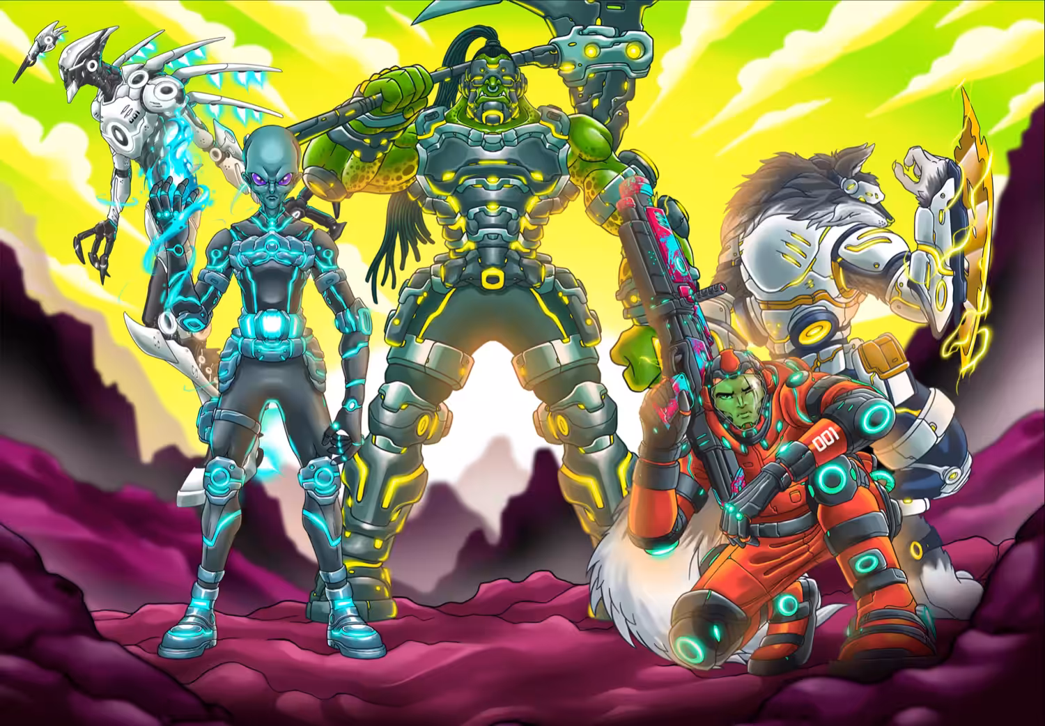 CYBRVRSE Heroes