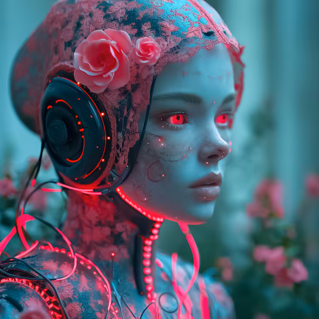 Electric empresses: Neon rose