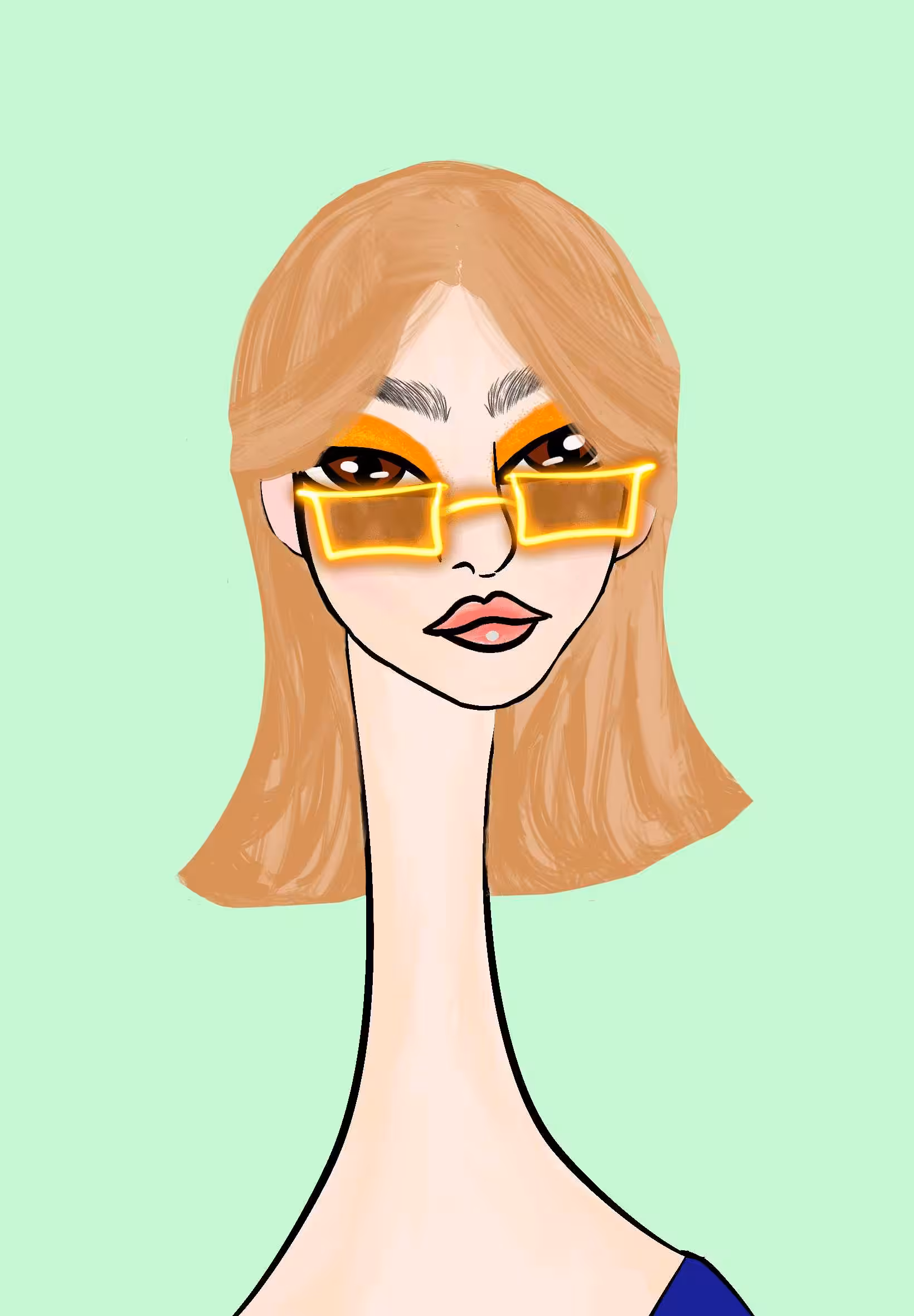 Long Neckie Ladies: Long Neckie Lady #2803