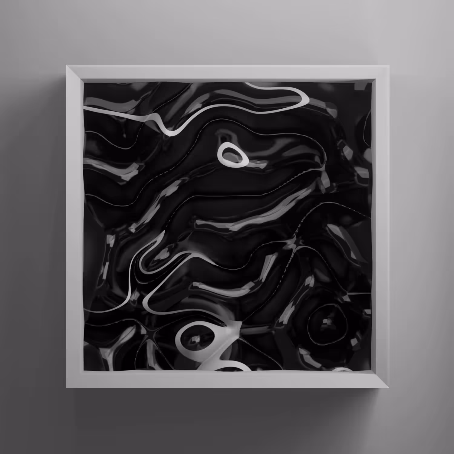Black Liquid In Frame