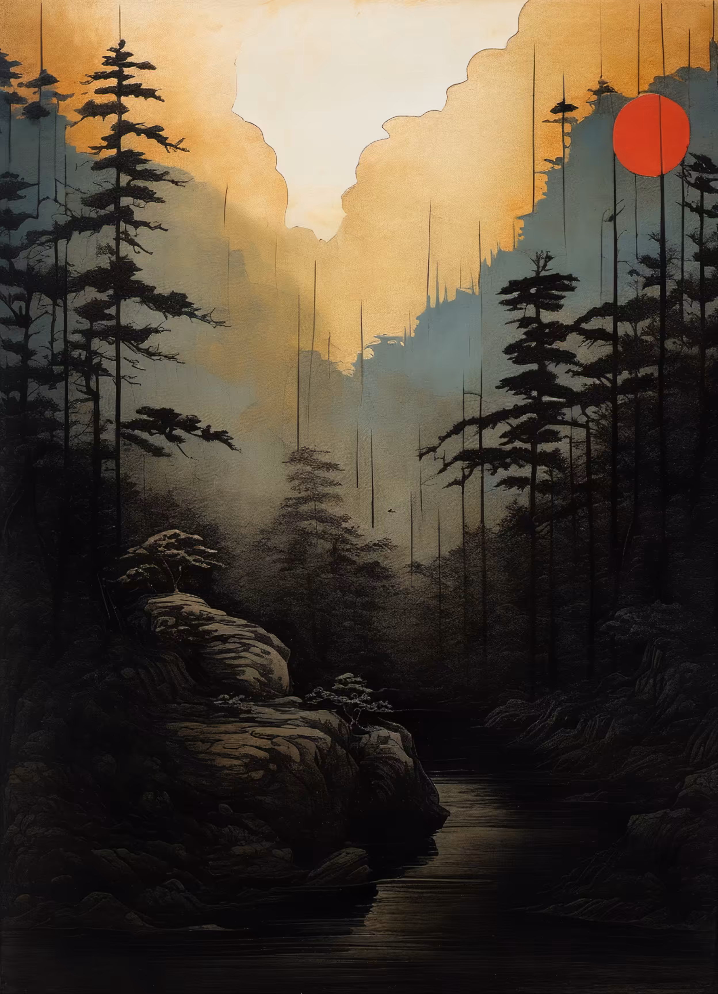Woodblock Pixels #10