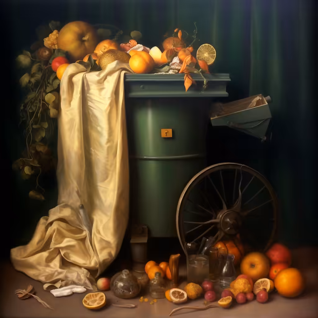 There is life in trash