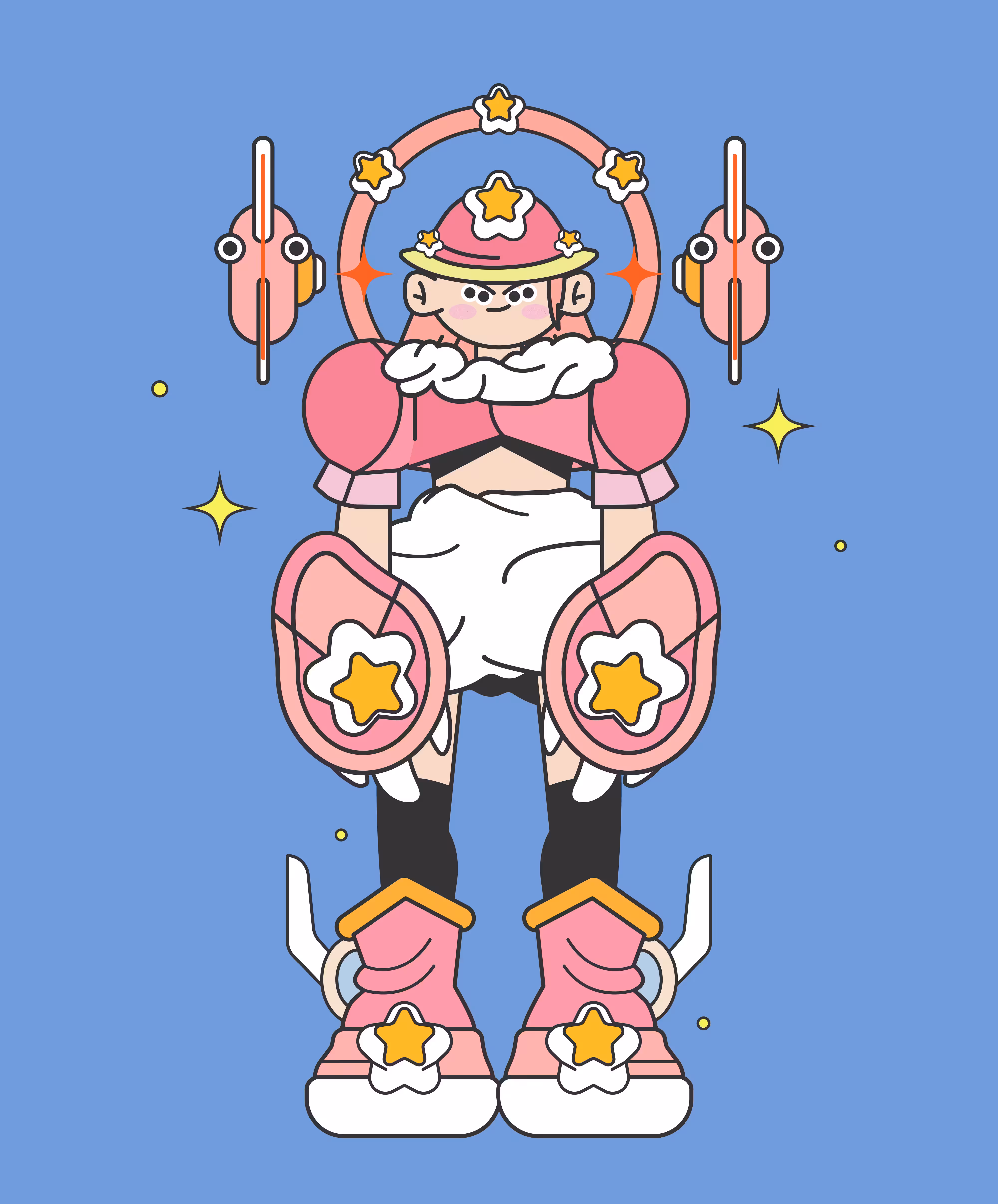 STARBOT : THE CITIZEN #10 S T R I K E   T W I N K. Y Z  {FULL-BODY} 