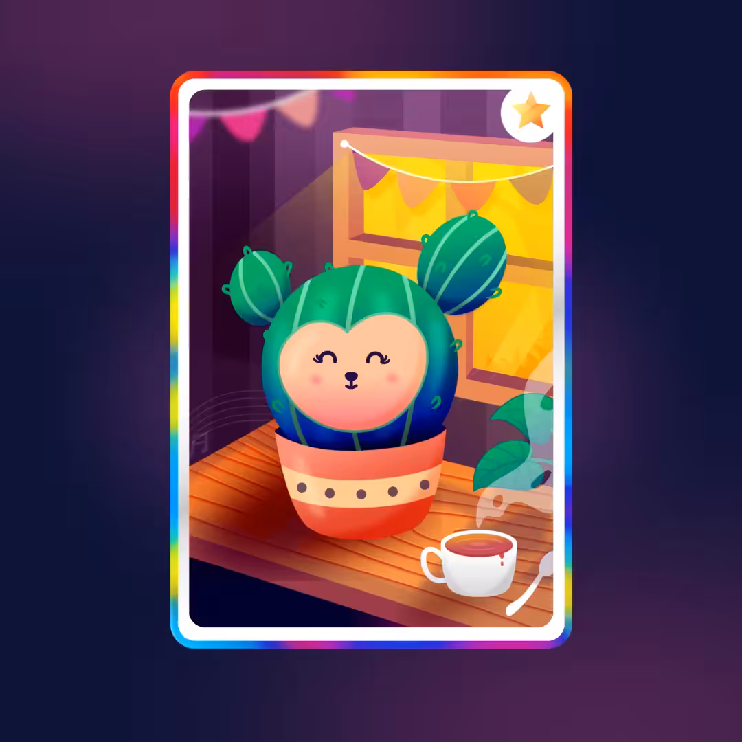 Relaxing cactus #13