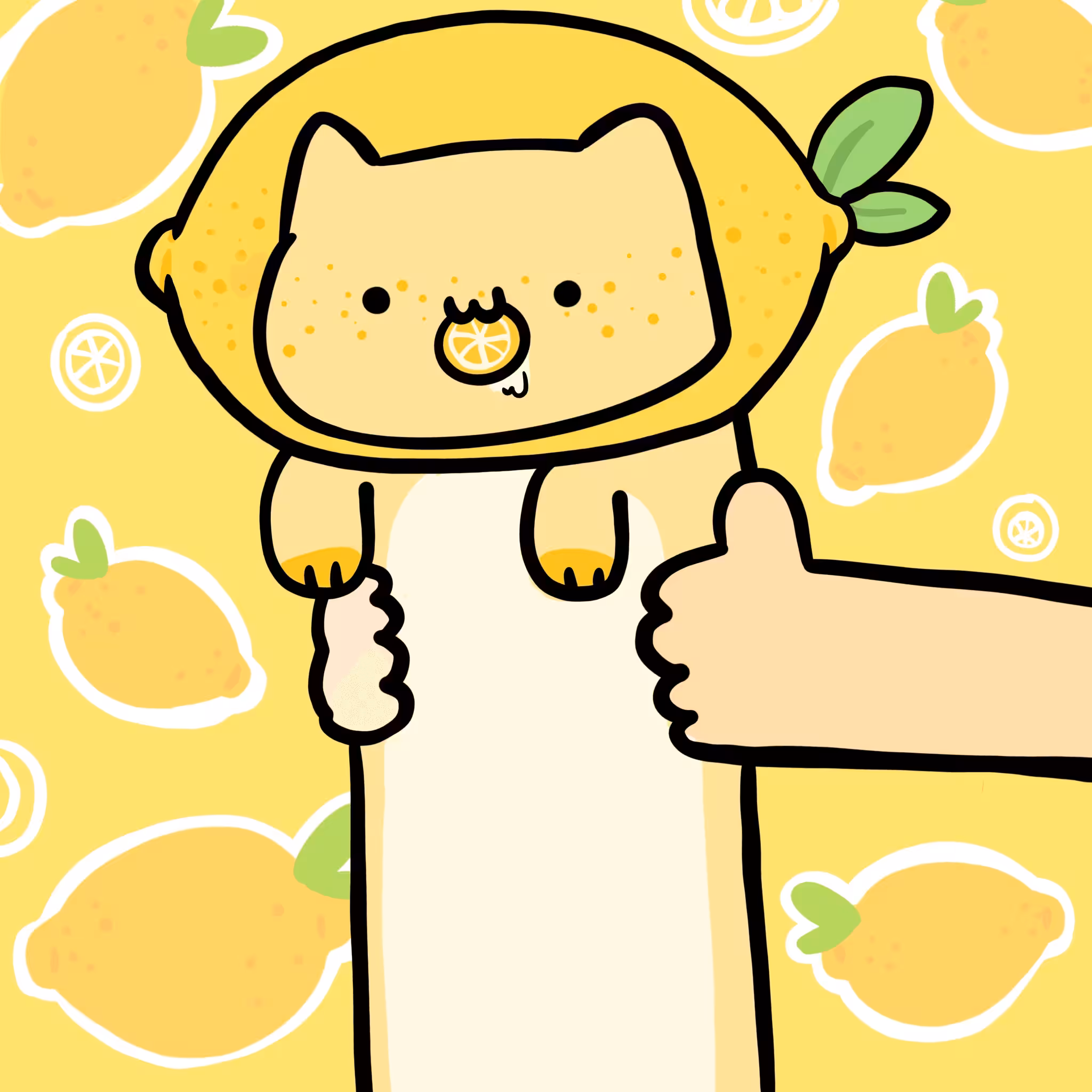 Long Long Cat: Long long Lemon cat #087