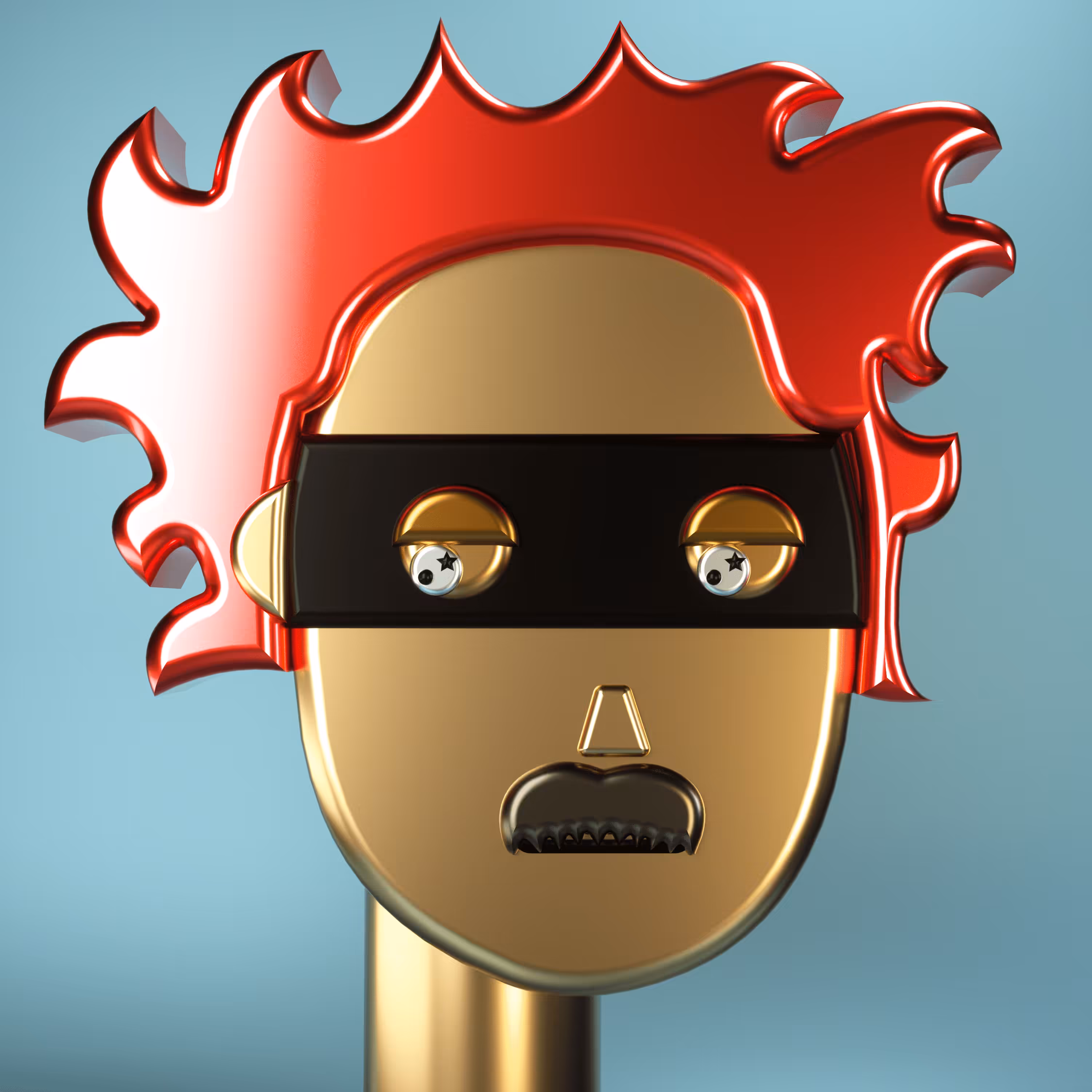 3D Chrome Punk #0679
