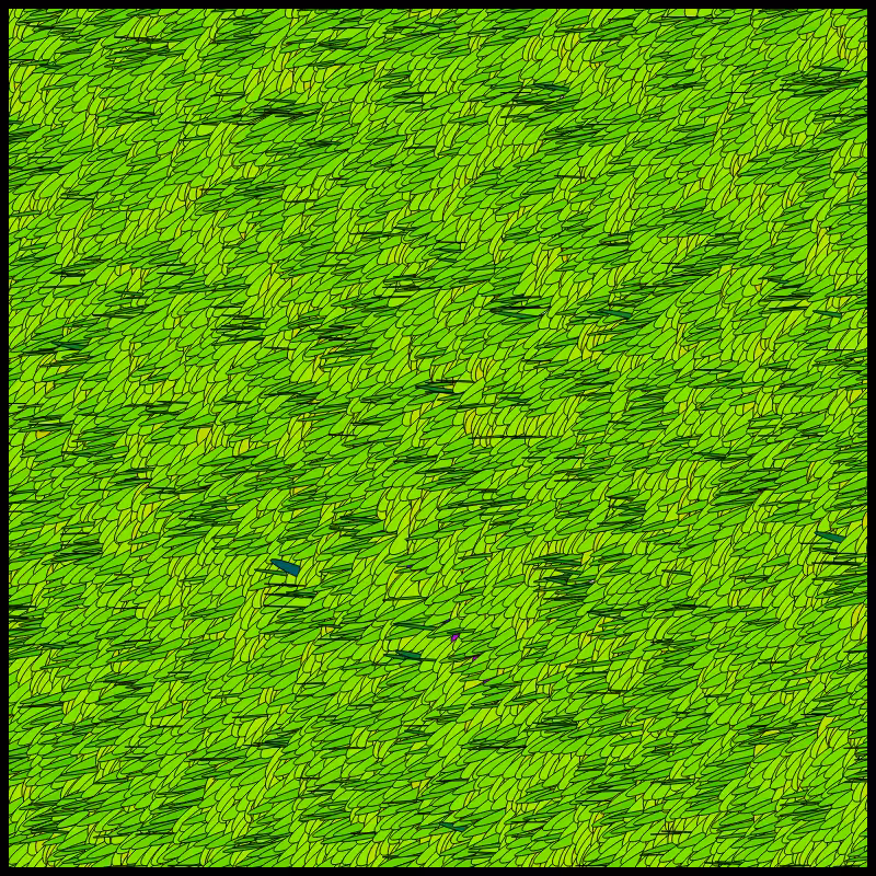 Flow Field Circles Triangle #63