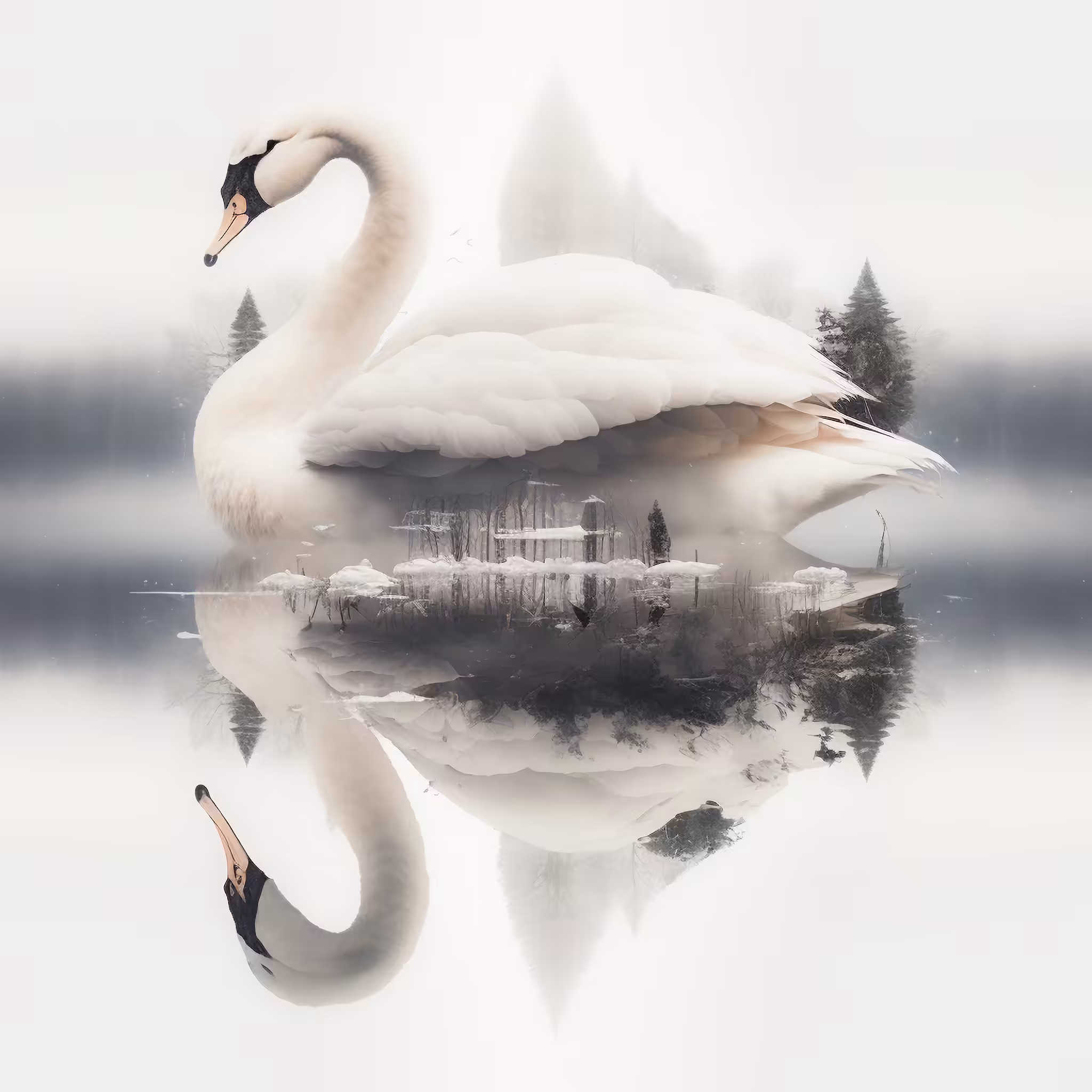 Frozen Swan