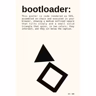 bootloader: selfie #224