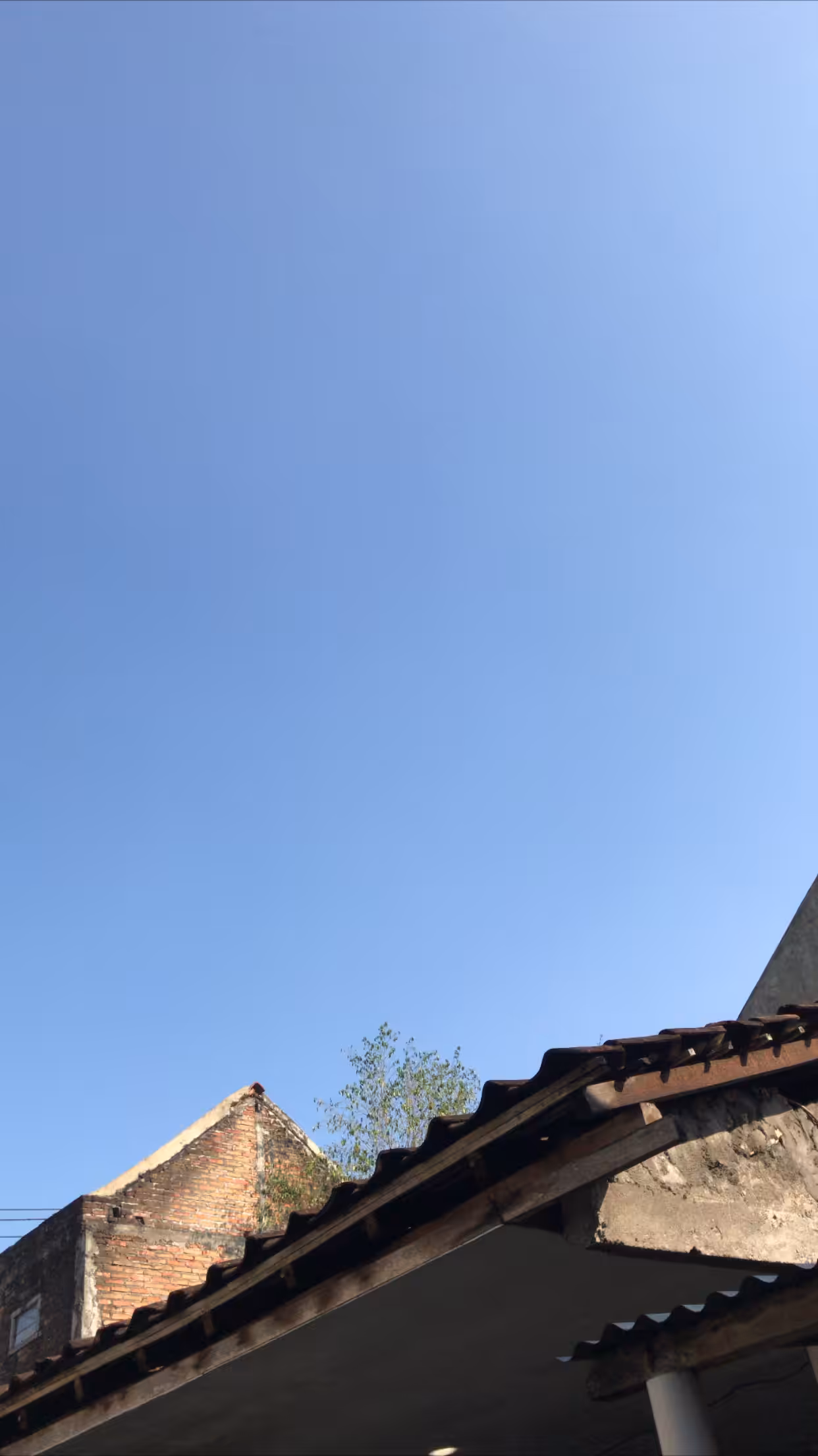 Blue in the sky.