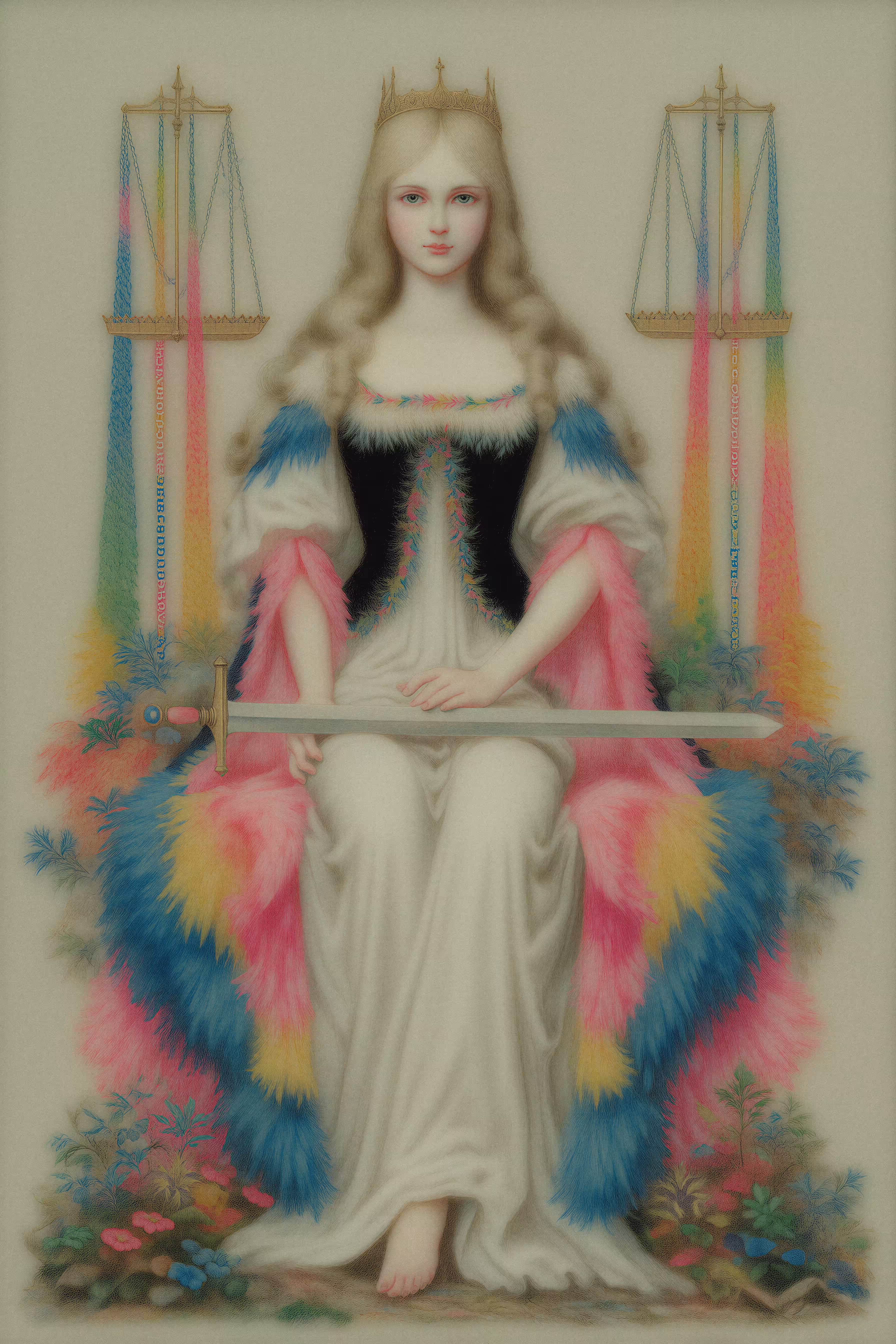 The כֶּשֶׁף Magic Tarot: VIII — Justice (La Justice)