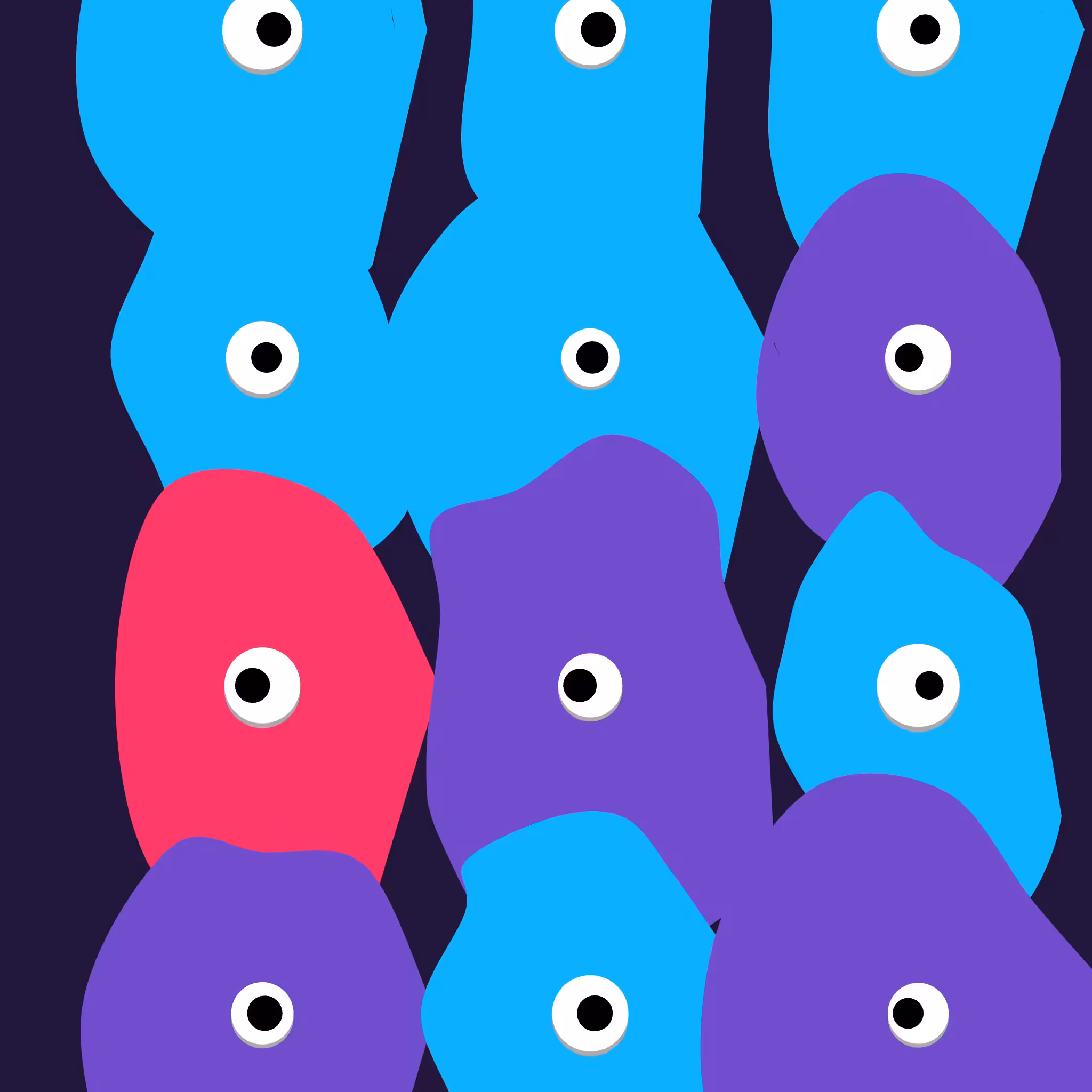 Kinetic Base Blobs