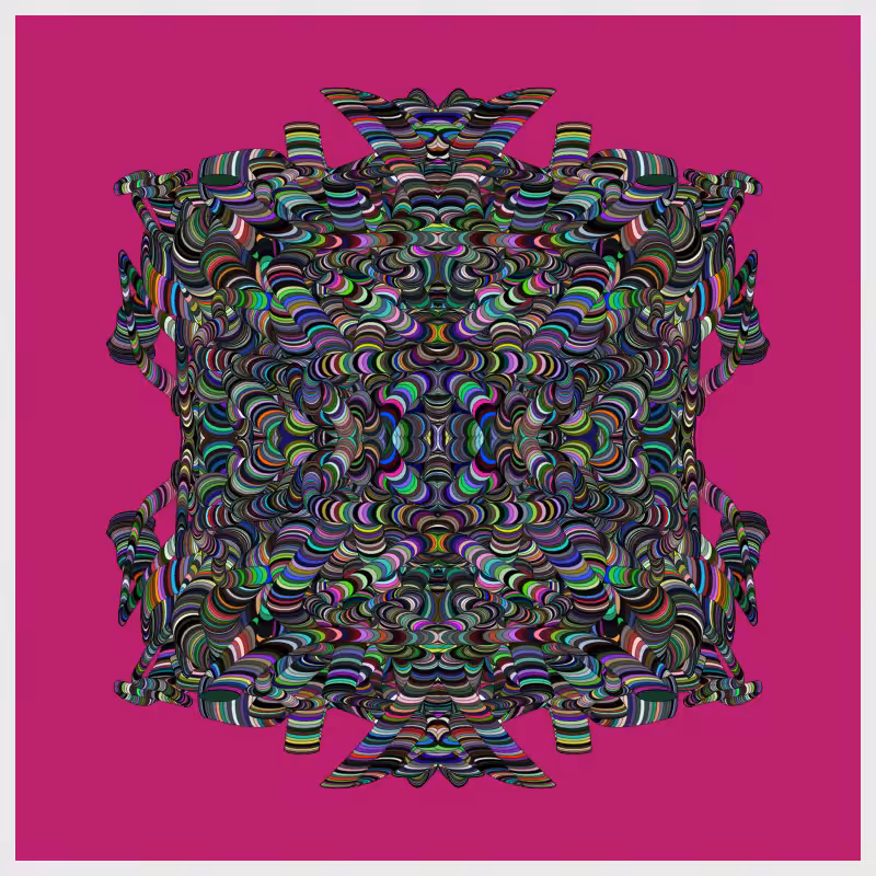 Symmetric Perlinized Ellipse #29