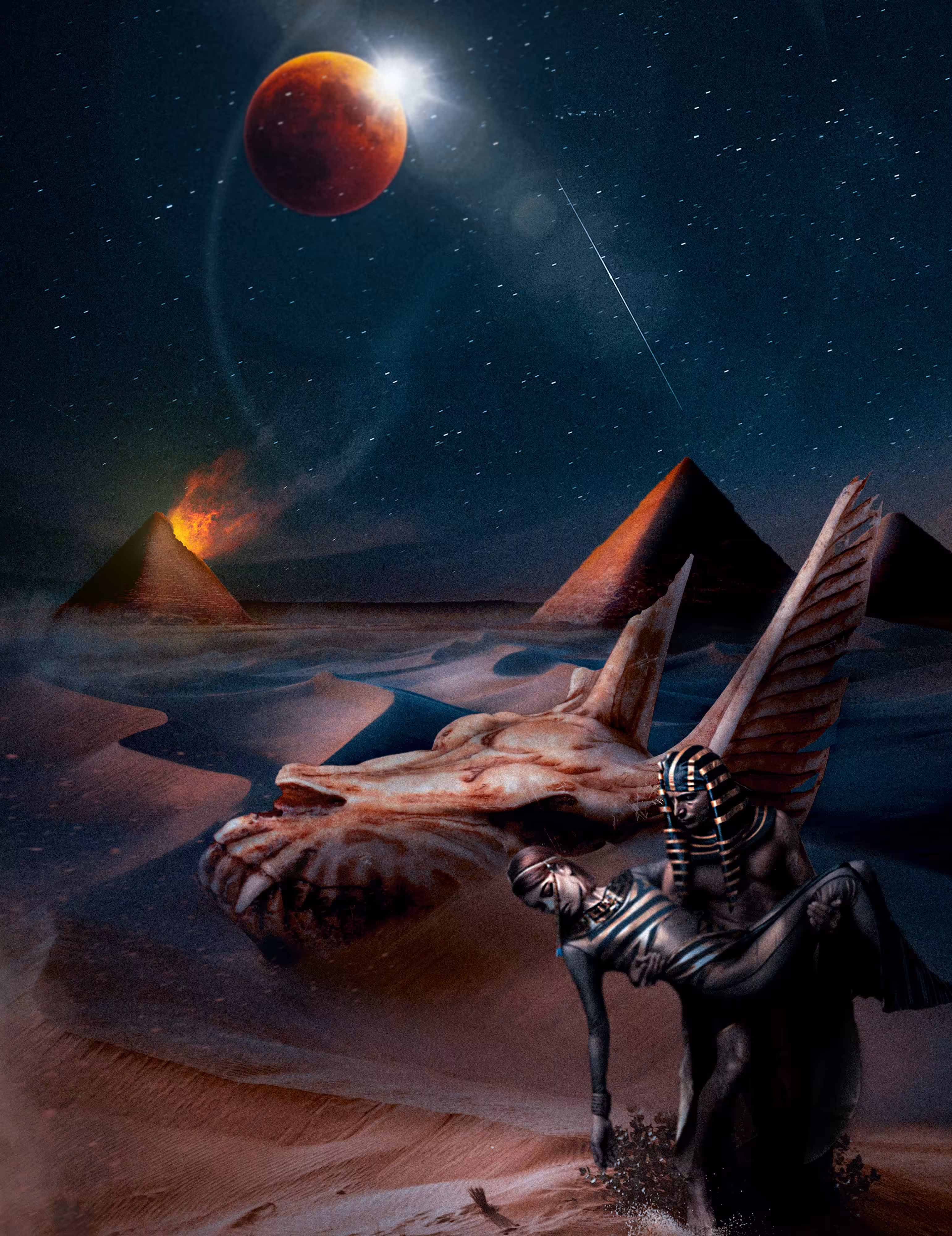 The Eclipse, Desert and Night.