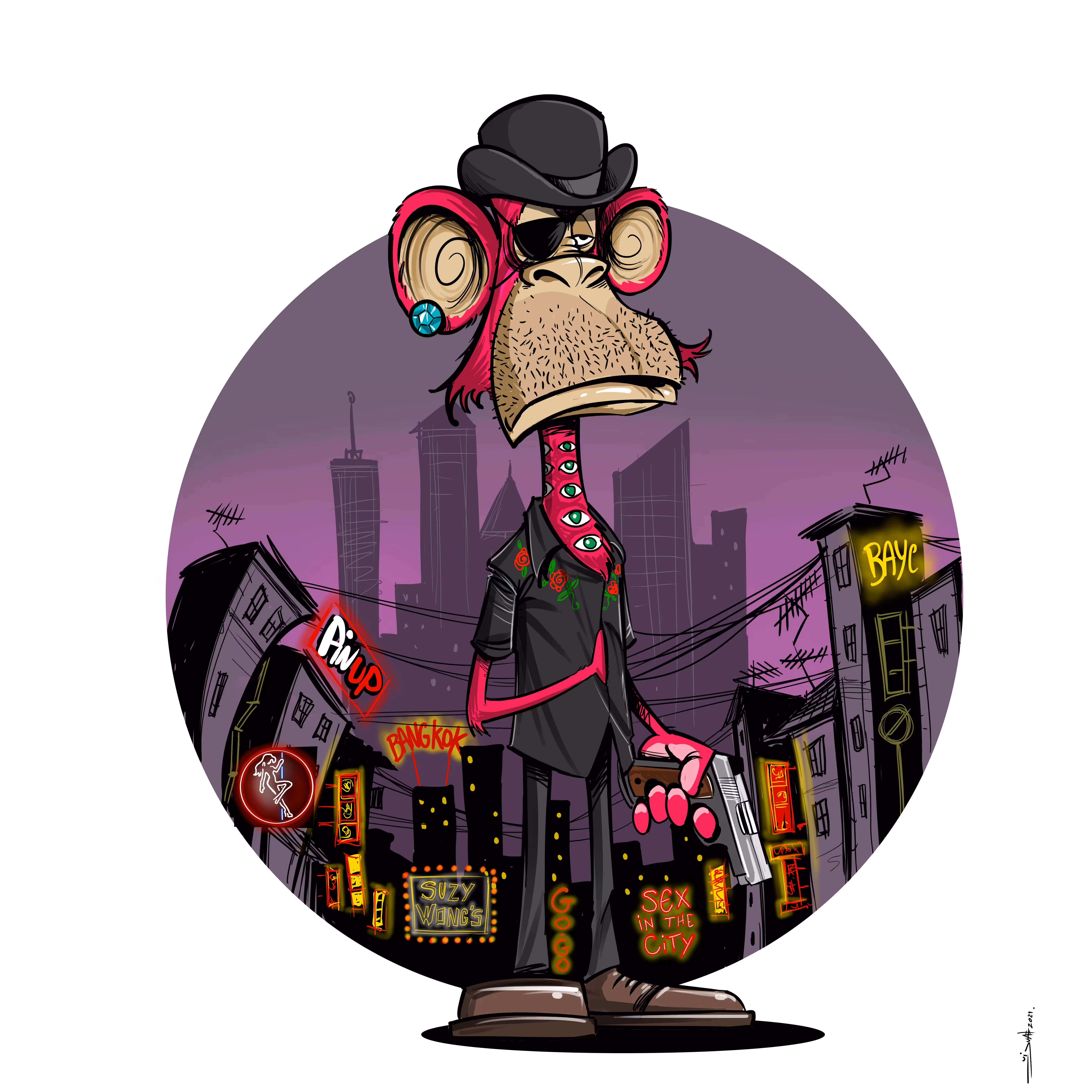 The 'Mafioso" Ape #8714