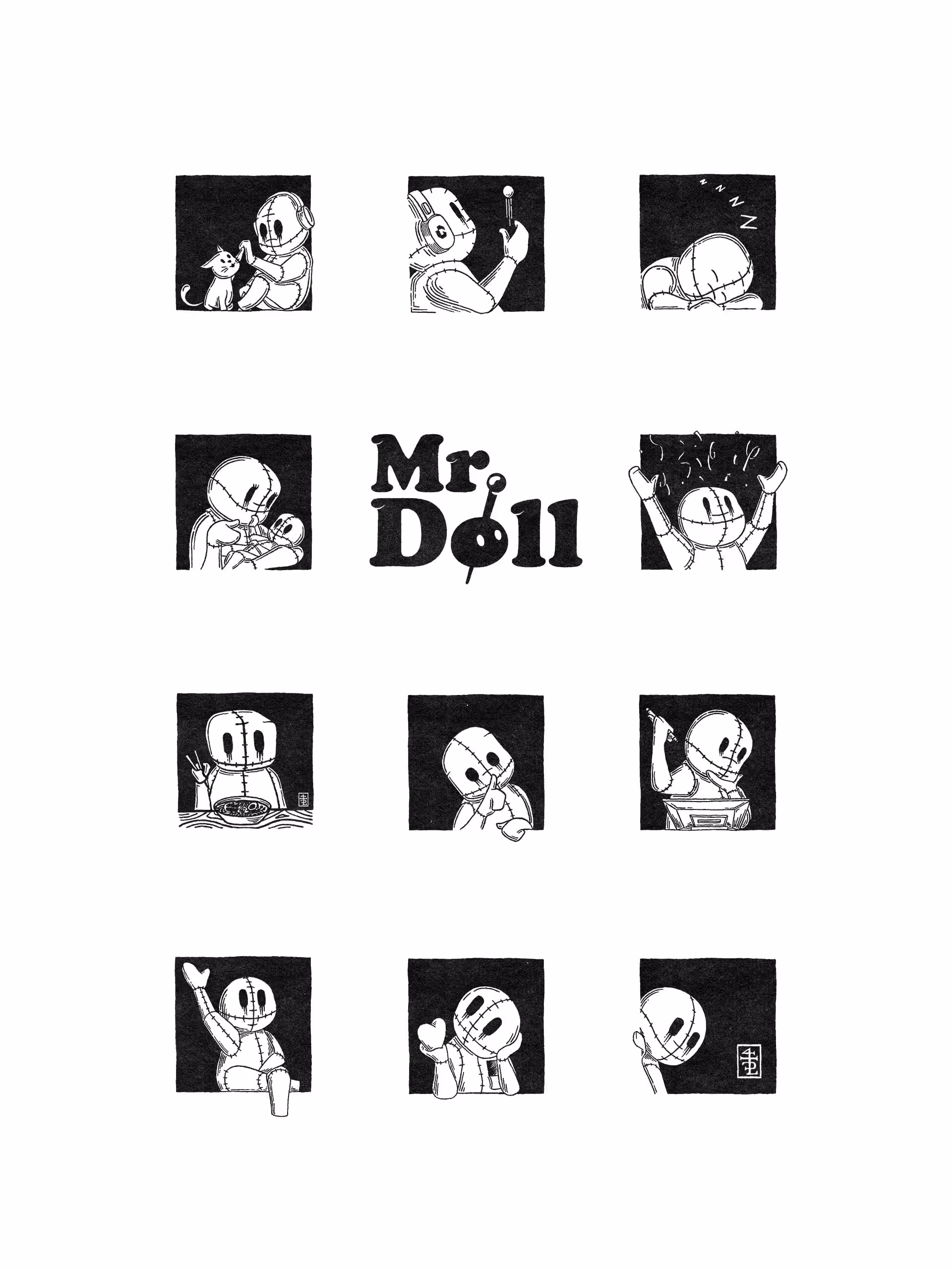 Mr. Doll Vignettes Poster