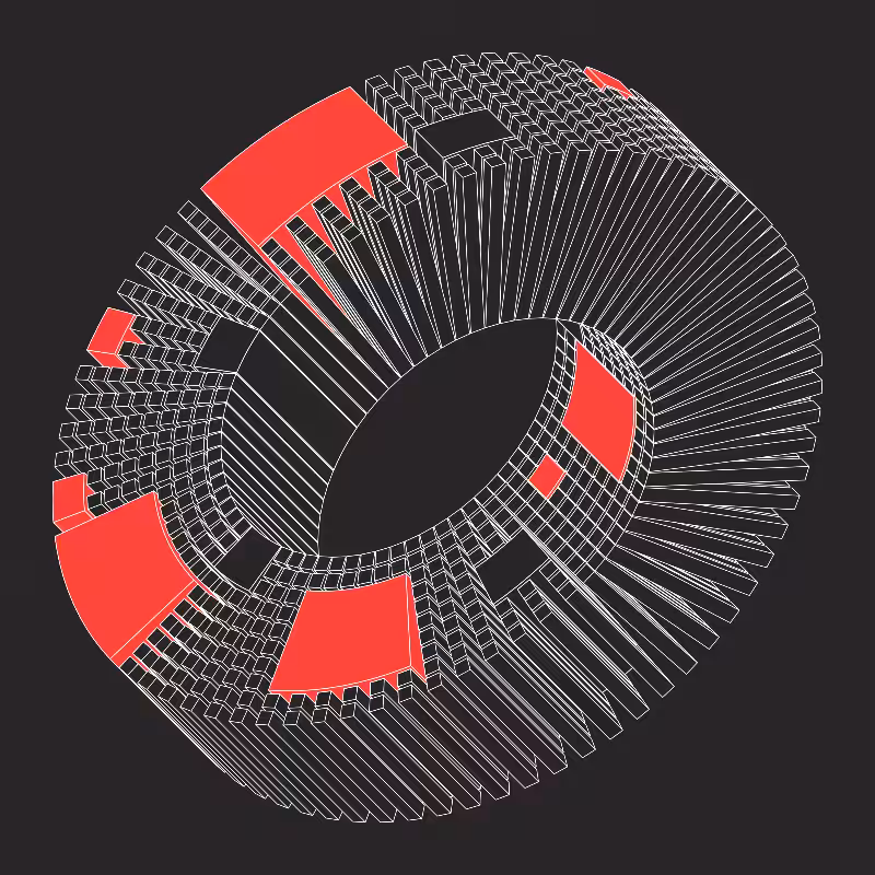 Ex Mobius (Neon Red) #19