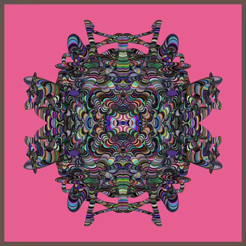 Symmetric Perlinized Ellipse #13