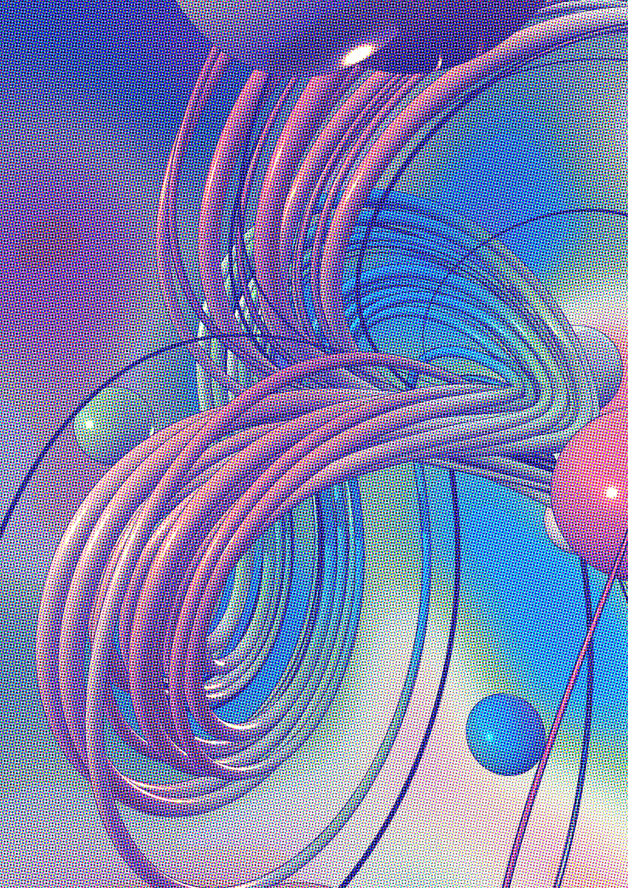 [Digital]‌ ‌Inktober‌ ‌2021‌ ‌#10 ‌|‌ ‌Sprott-Linz ‌attractor‌ ‌-‌ ‌Post‌ Halftone‌ I‌ ‌3