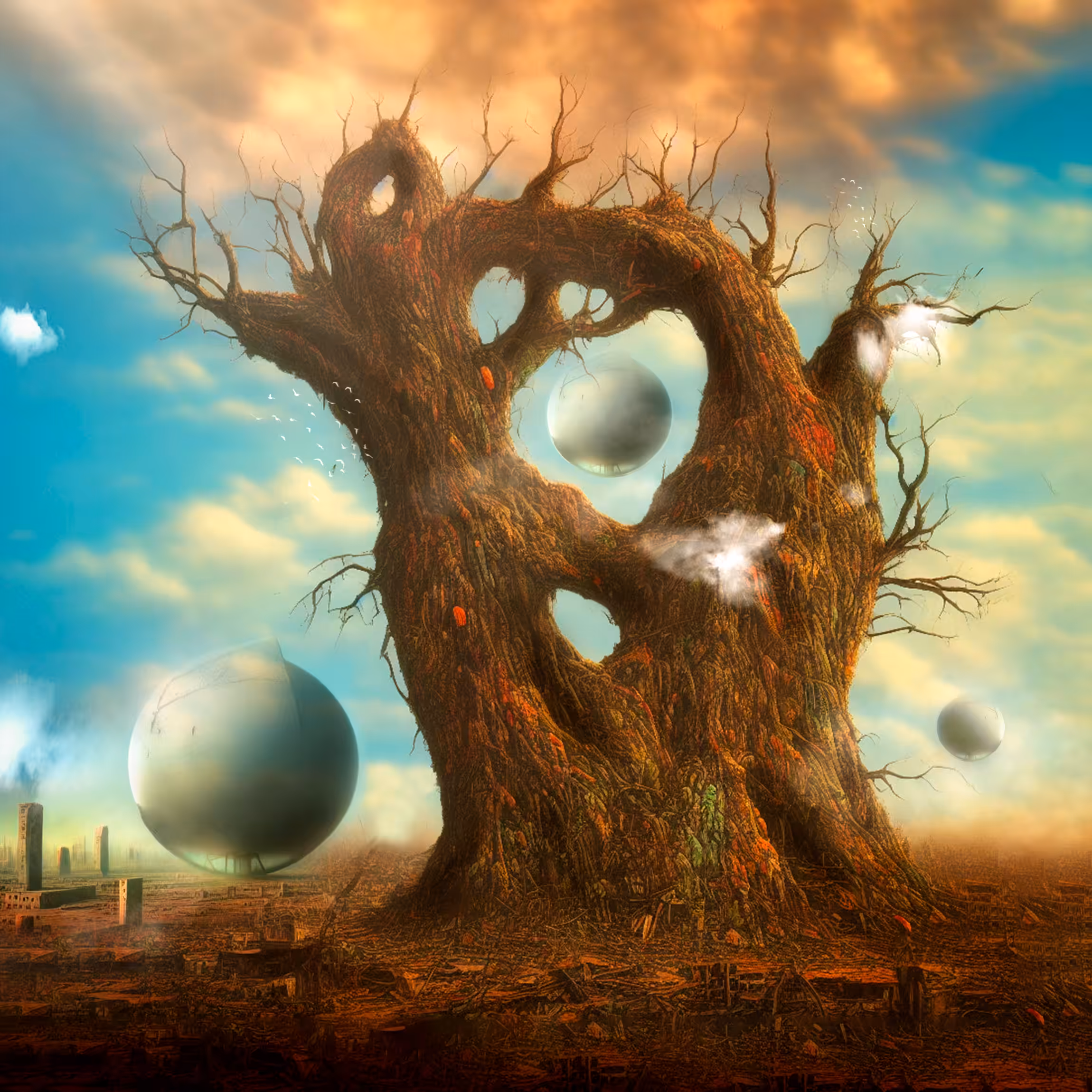 Post-apocalyptic tree