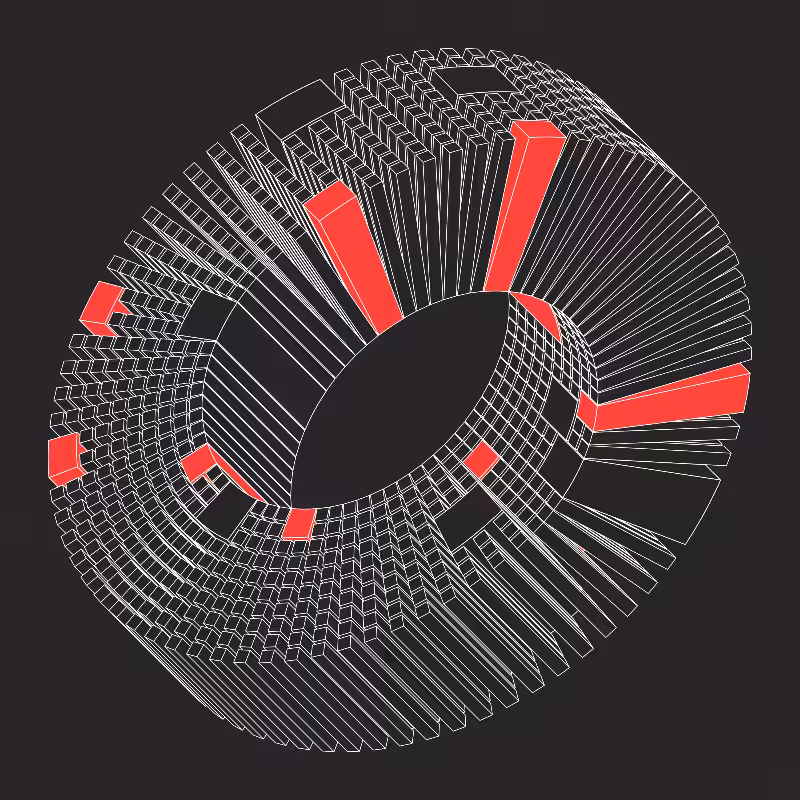 Ex Mobius (Neon Red) #24