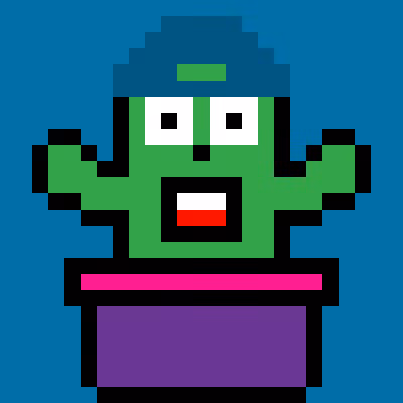 pixel cactus #7